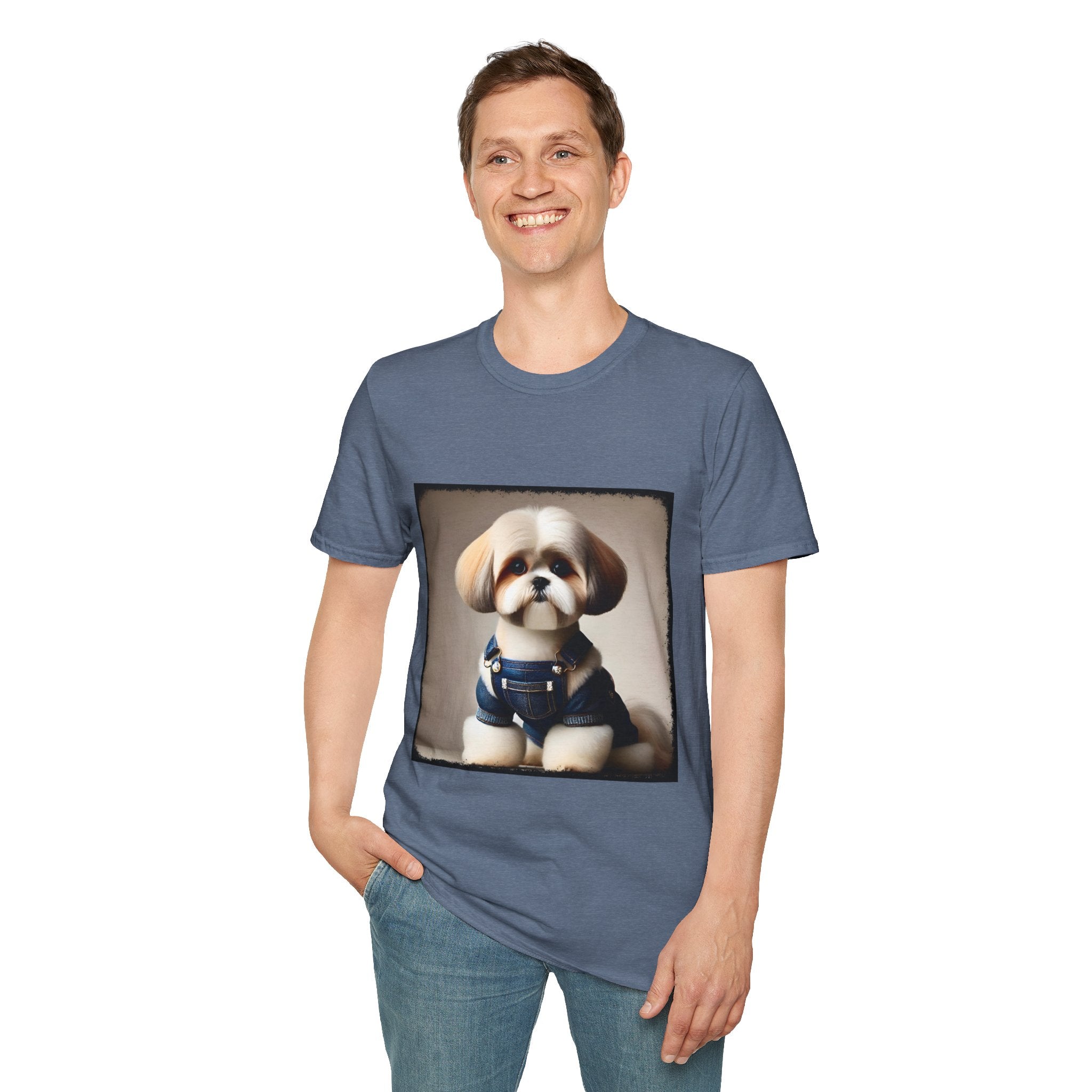 Shih Tzu Denim Doll | Unisex Dog T-Shirt