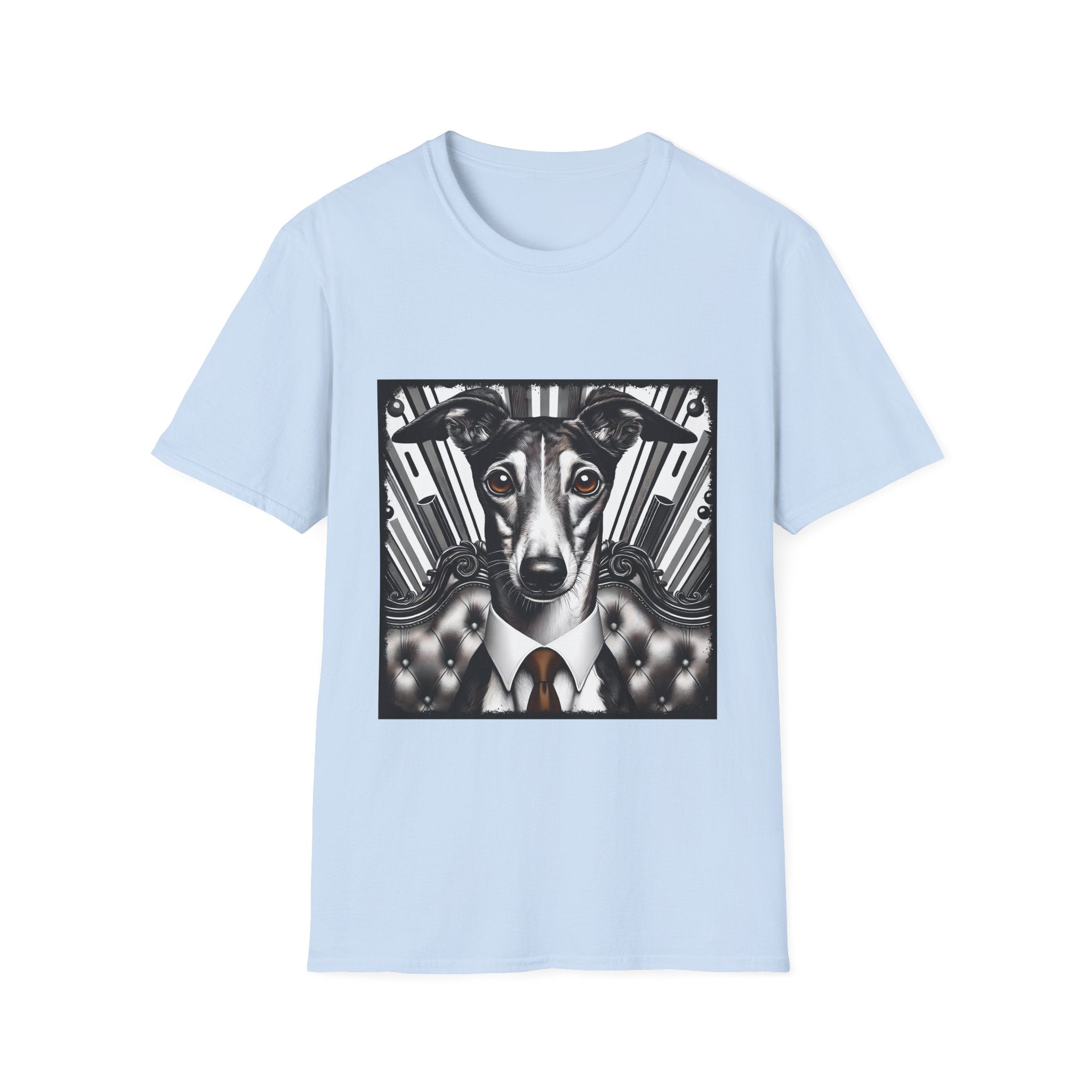 Greyhound B&W Bold Eyes | Unisex Dog T-Shirt
