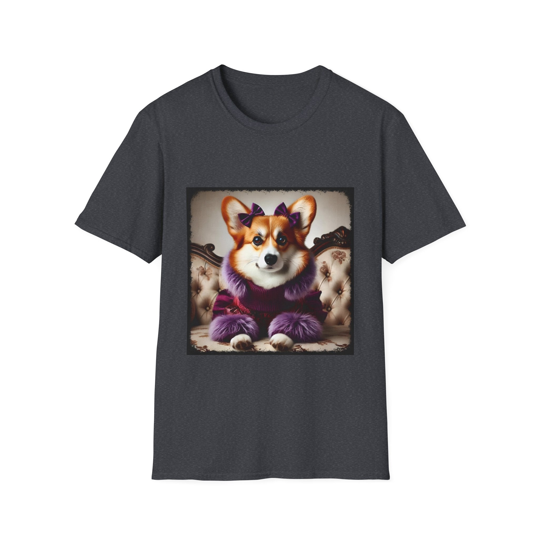 Pembroke Welsh Corgi Purple Pawfluencer | Unisex Dog T-Shirt