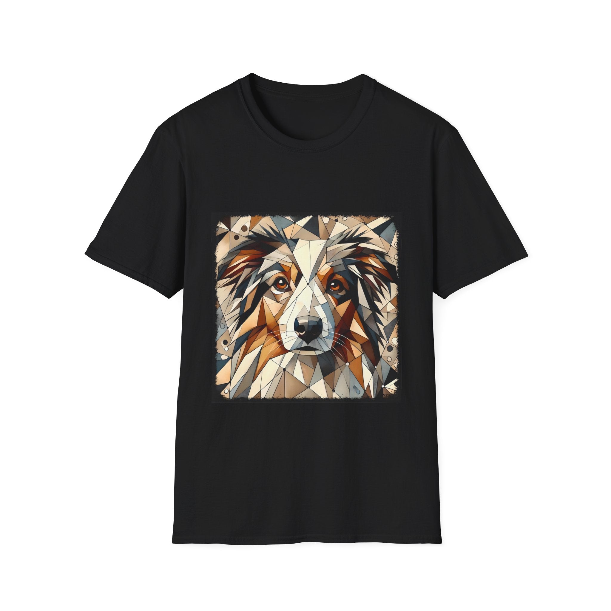 Australian Shepherd Warm Geometric | Unisex Dog T-Shirt