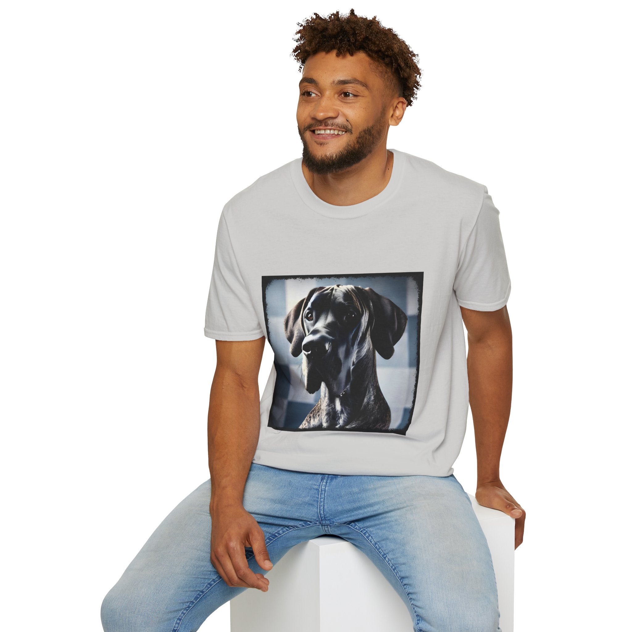 Great Dane Modern Muse | Unisex Dog T-Shirt