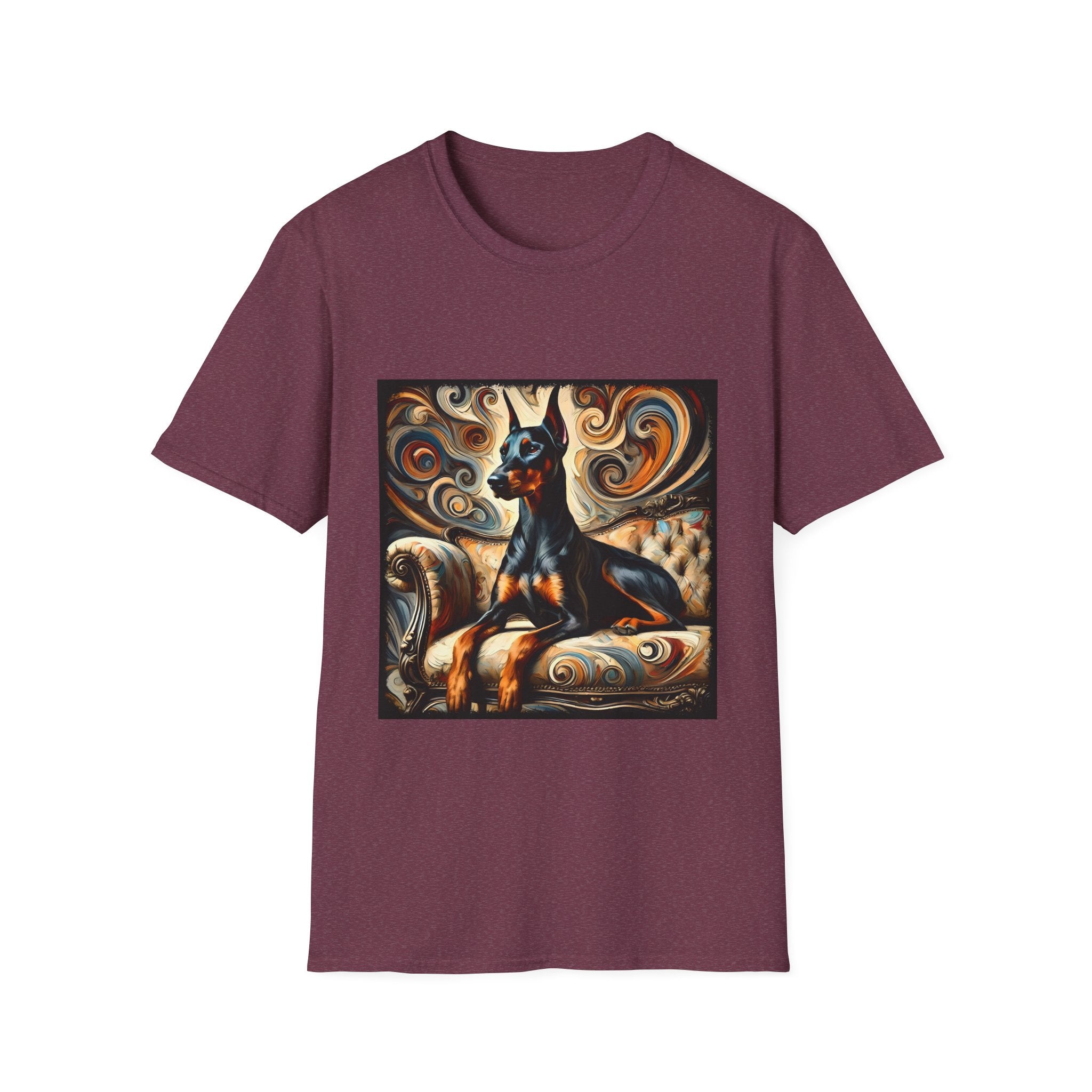 Doberman Pinscher Warm Swirl | Unisex Dog T-Shirt