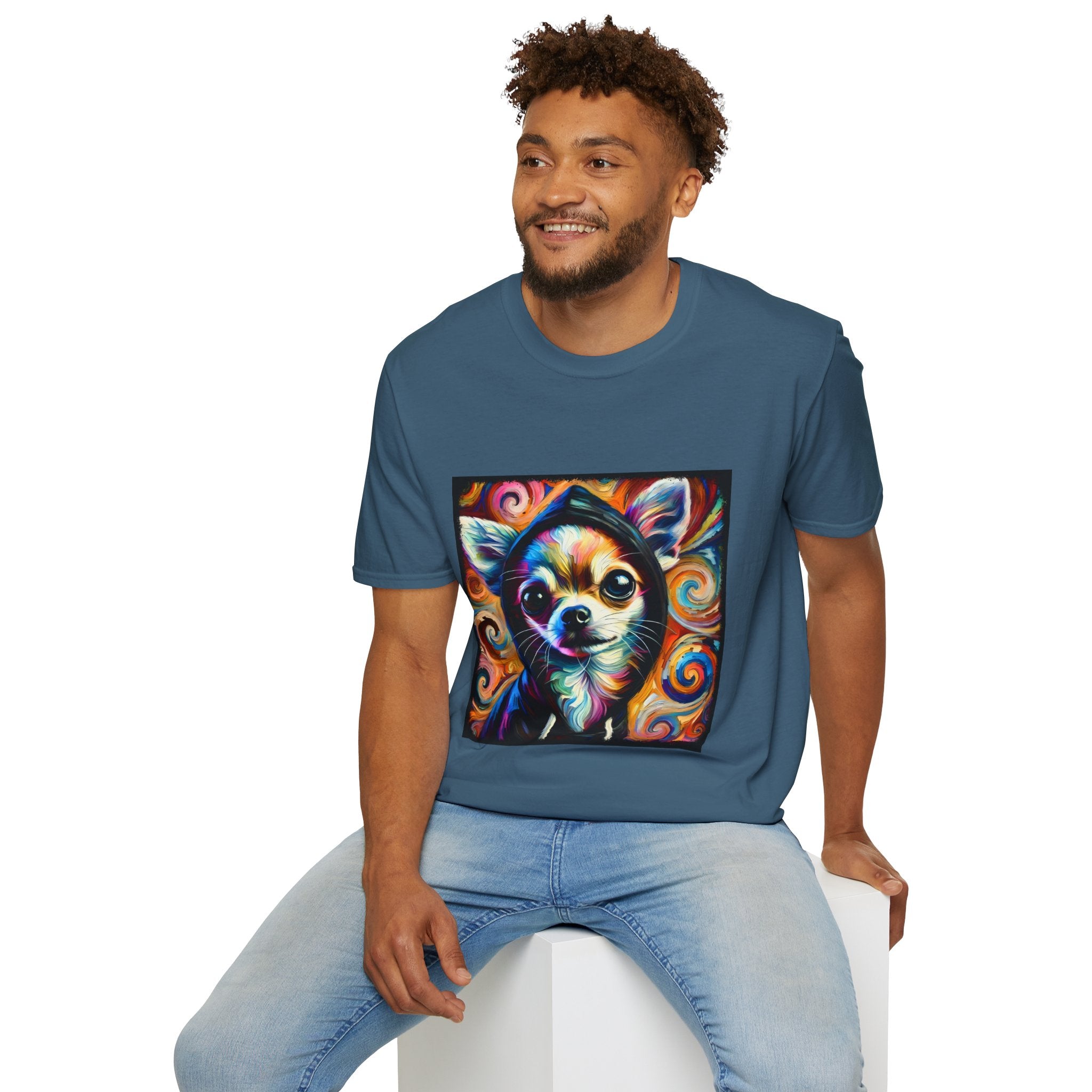 Chihuahua Relaxed Swirl | Unisex Dog T-Shirt