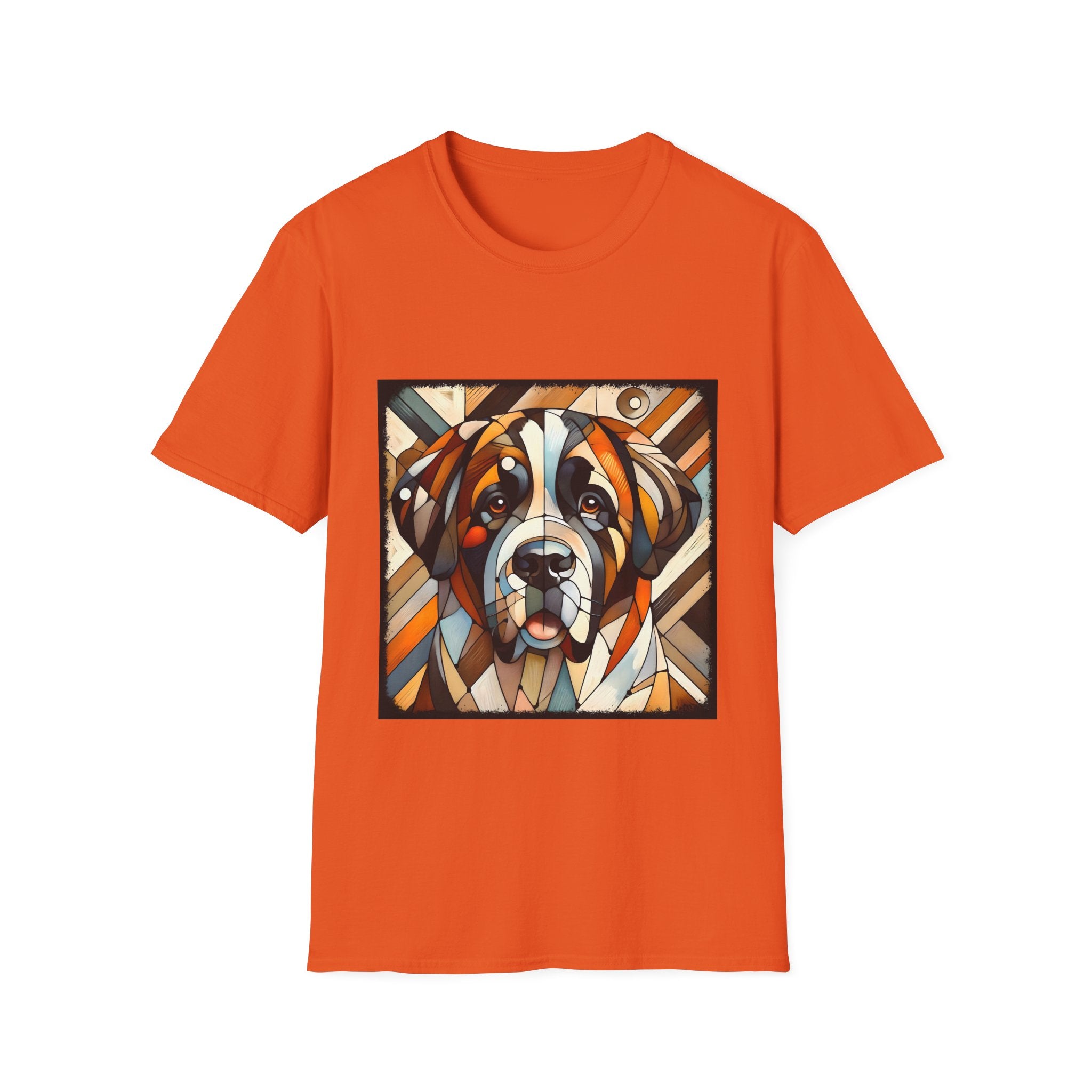 Saint Bernard Bold Geometric | Unisex Dog T-Shirt