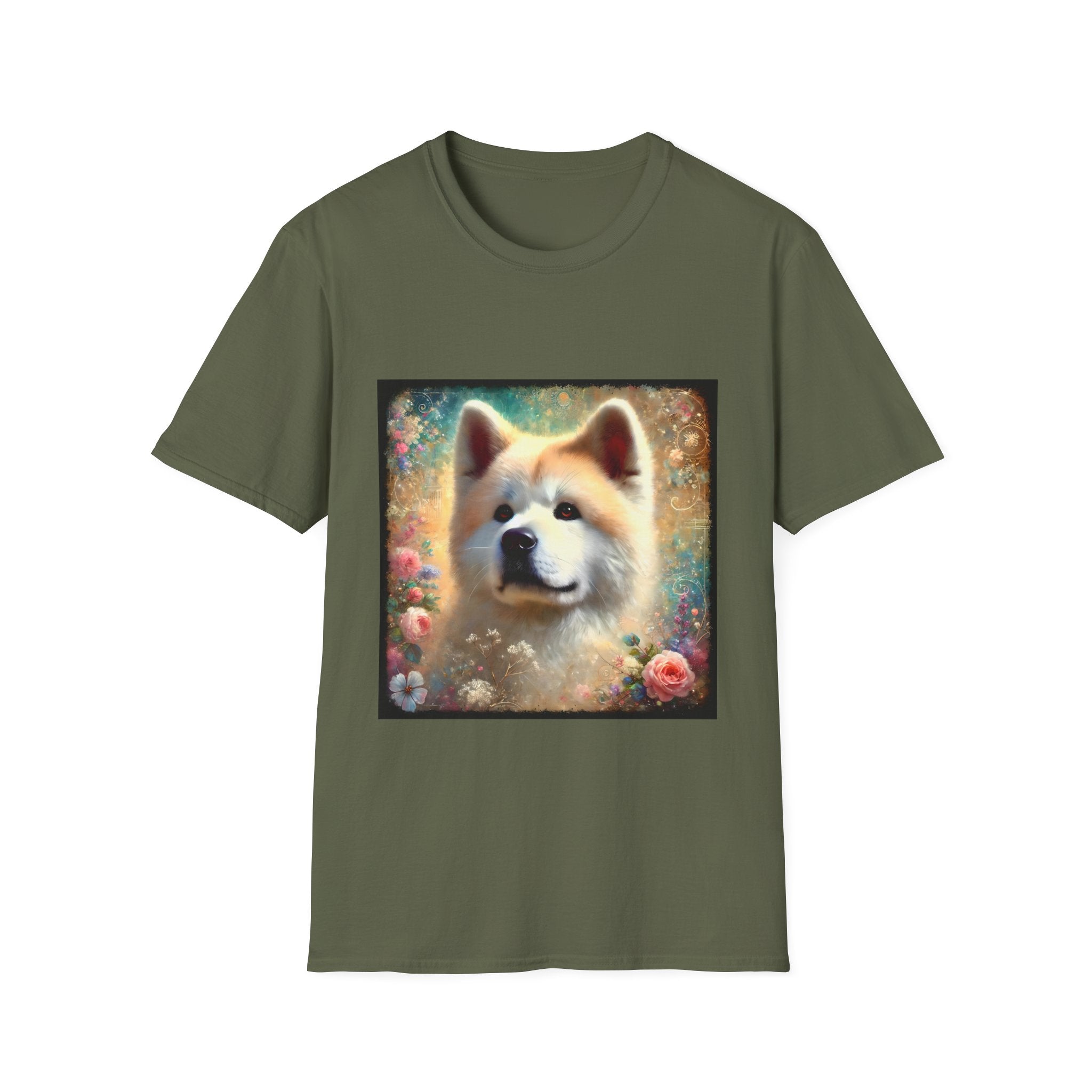 Akita Cosmic Garden | Unisex Dog T-Shirt