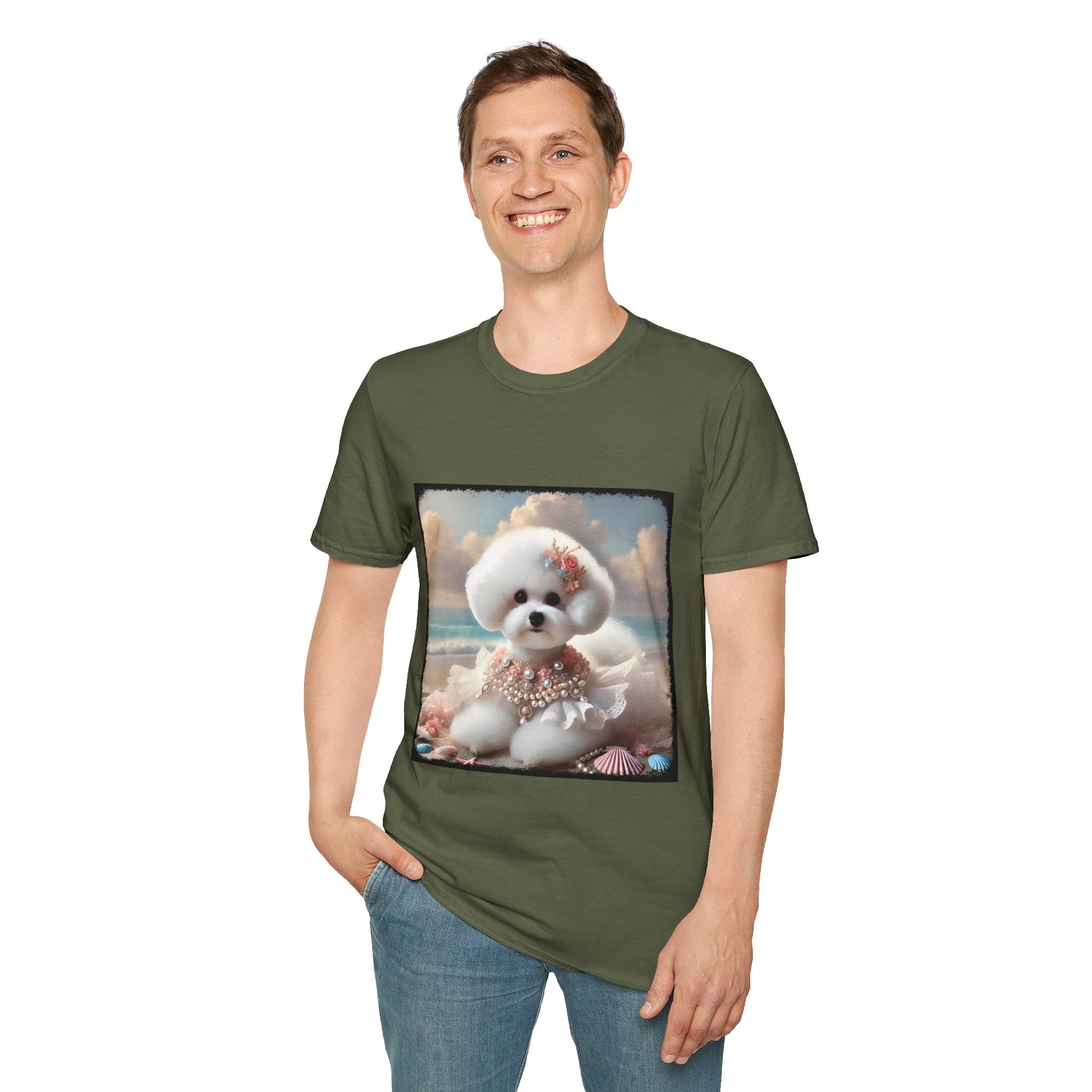 Bichon Frise Beach Beauty | Unisex Dog T-Shirt