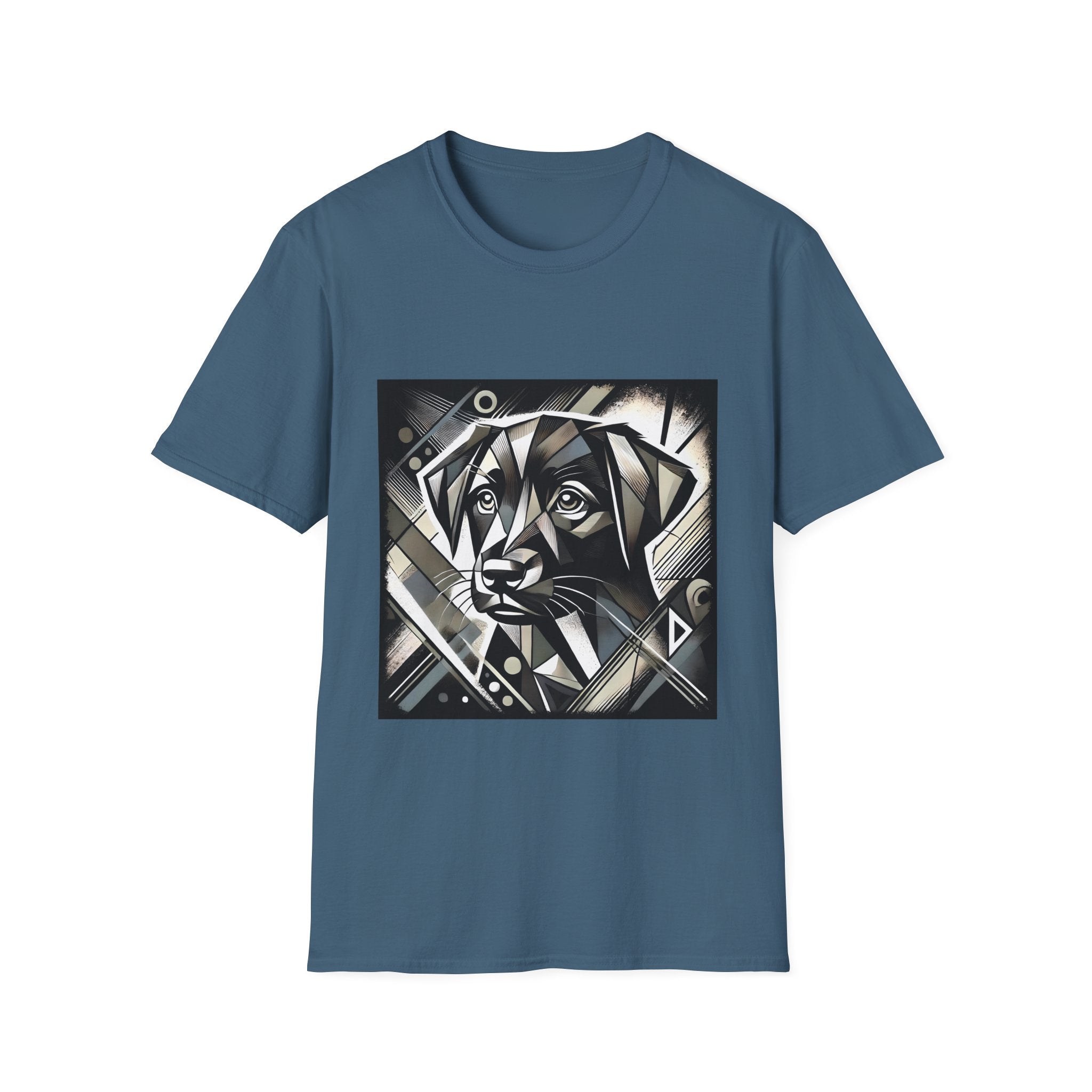 Labrador Retriever B&W Bold Geometric | Unisex Dog T-Shirt