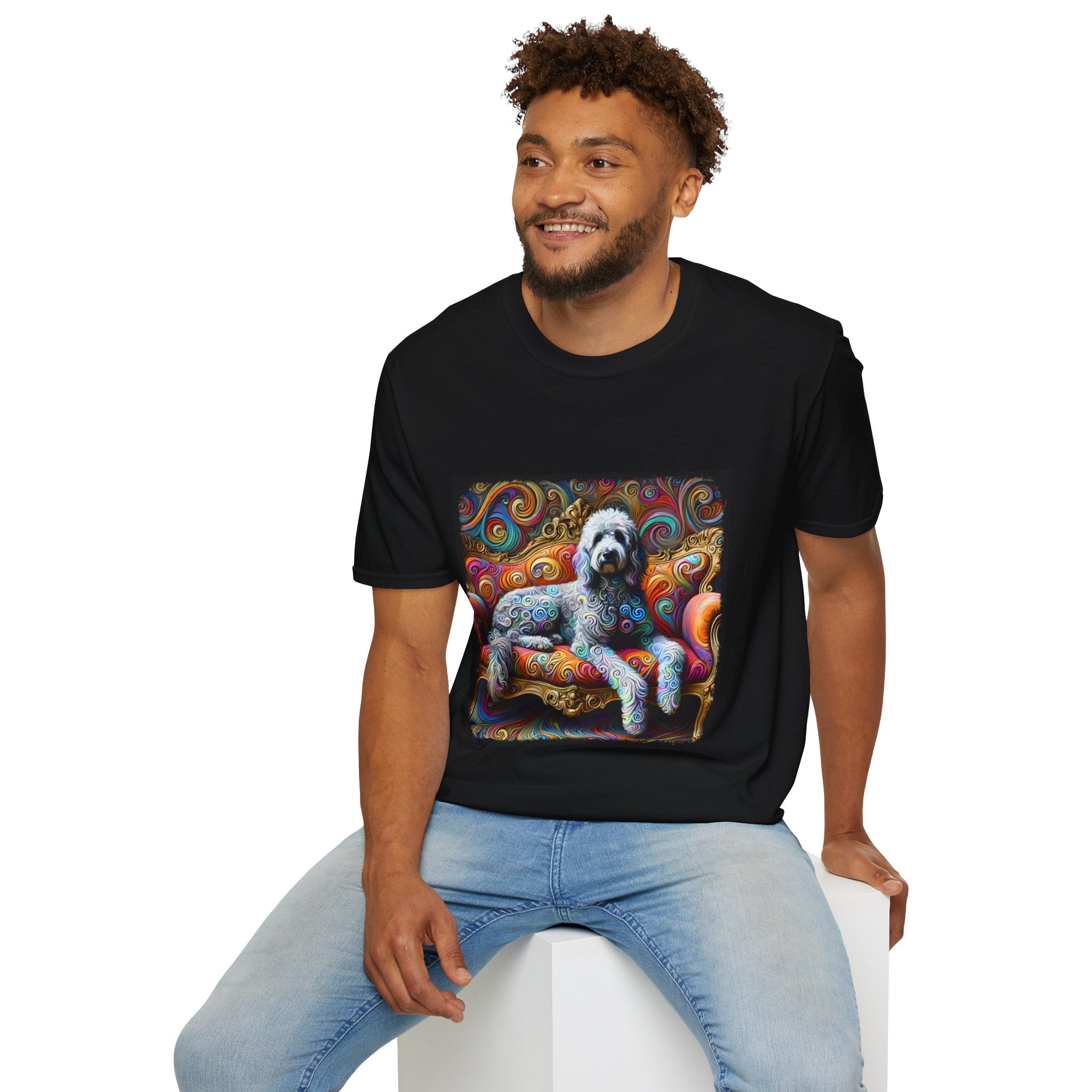 Labradoodle Vivid Swirl | Unisex Dog T-Shirt