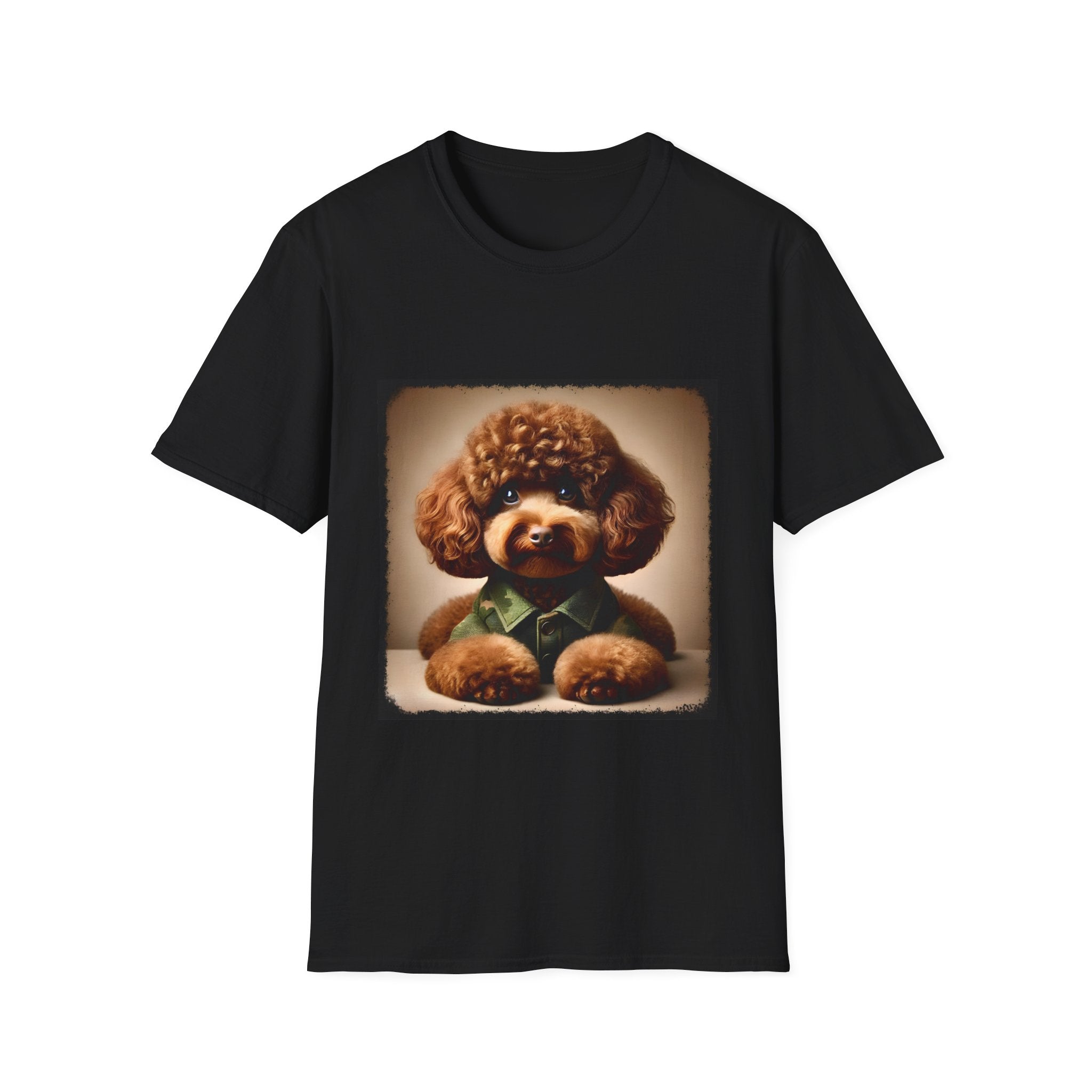 Poodle Beary Camo | Unisex Dog T-Shirt