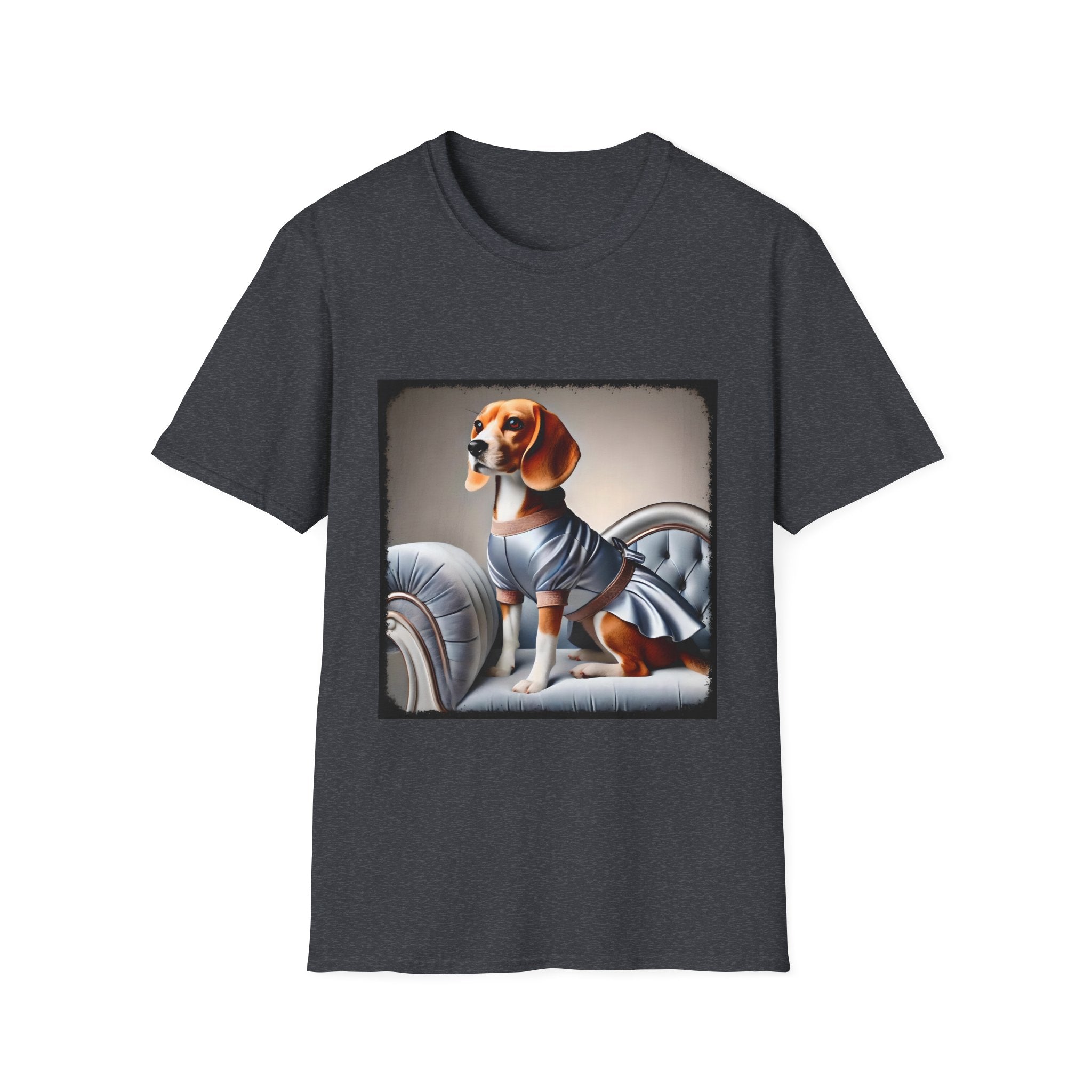 Beagle Satin Seductress | Unisex Dog T-Shirt