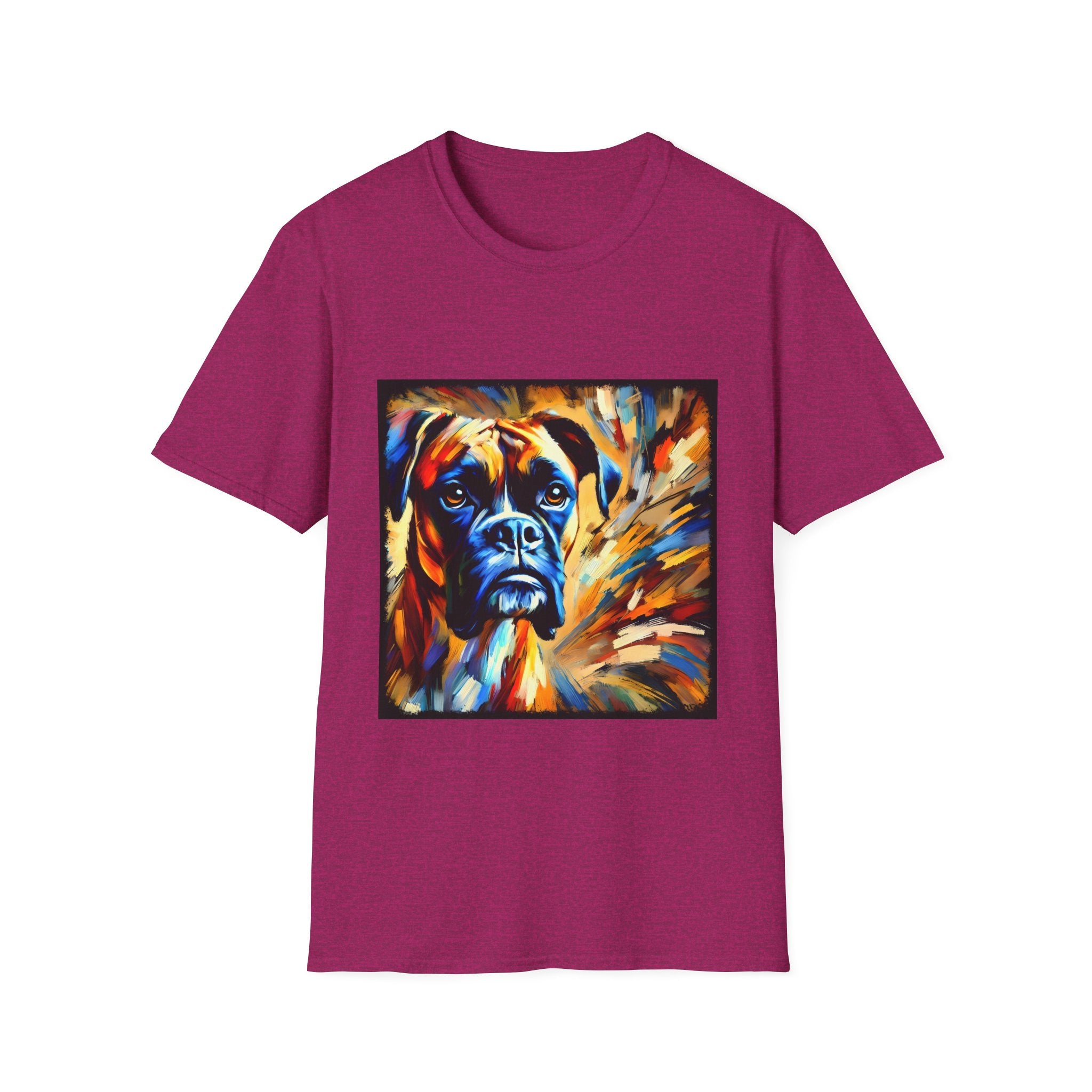 Boxer Sunburst Swirl  | Unisex Dog T-Shirt