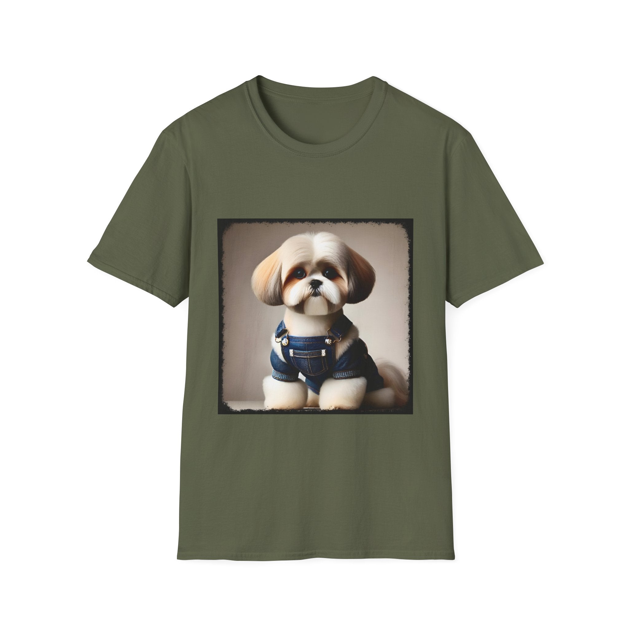 Shih Tzu Denim Doll | Unisex Dog T-Shirt