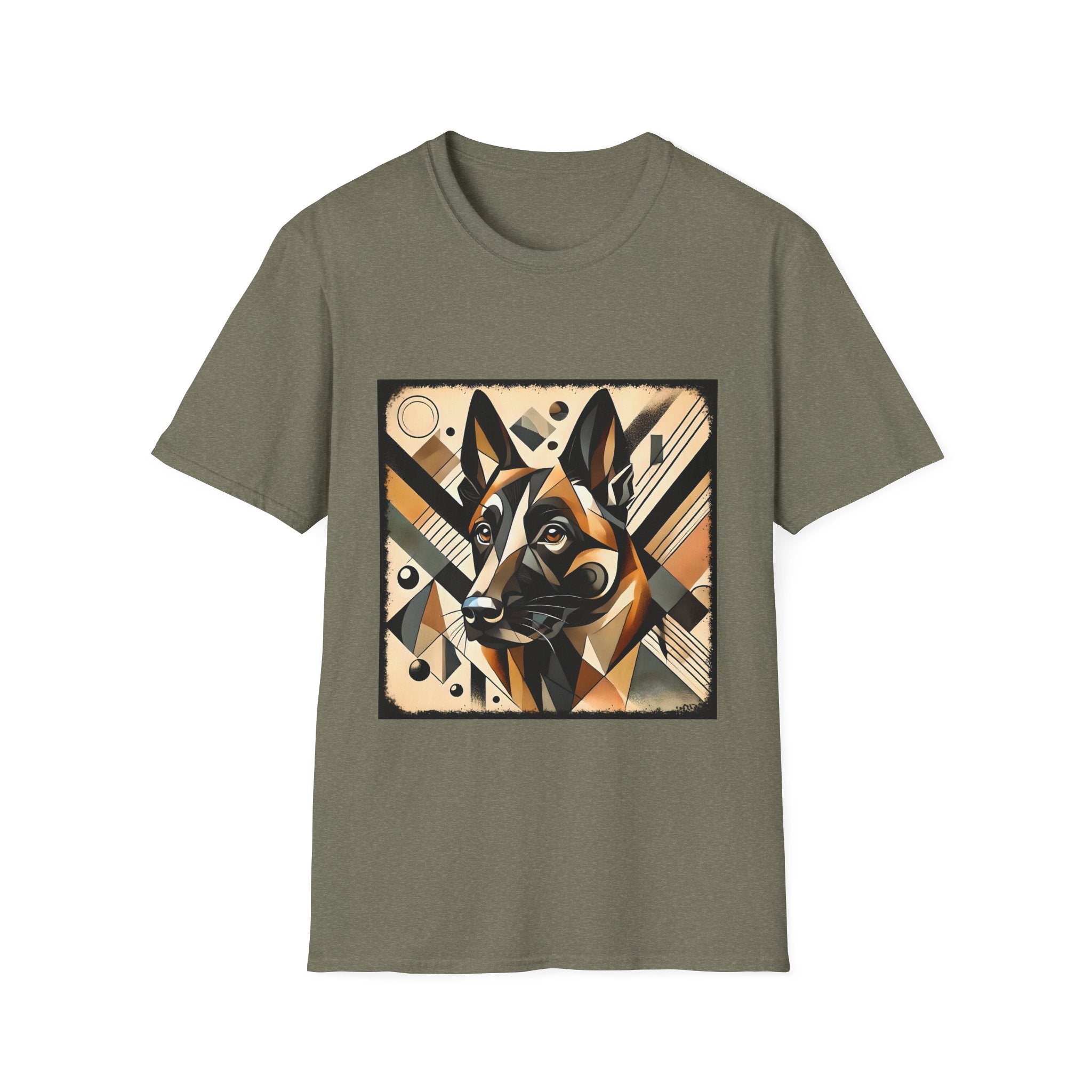 Belgian Malinois Bold Geometric | Unisex Dog T-Shirt