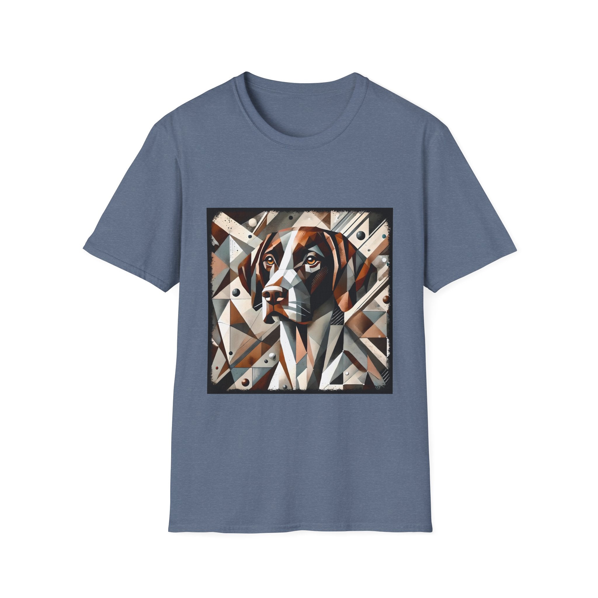 German Shorthaired Pointer Warm Geometric | Unisex Dog T-Shirt