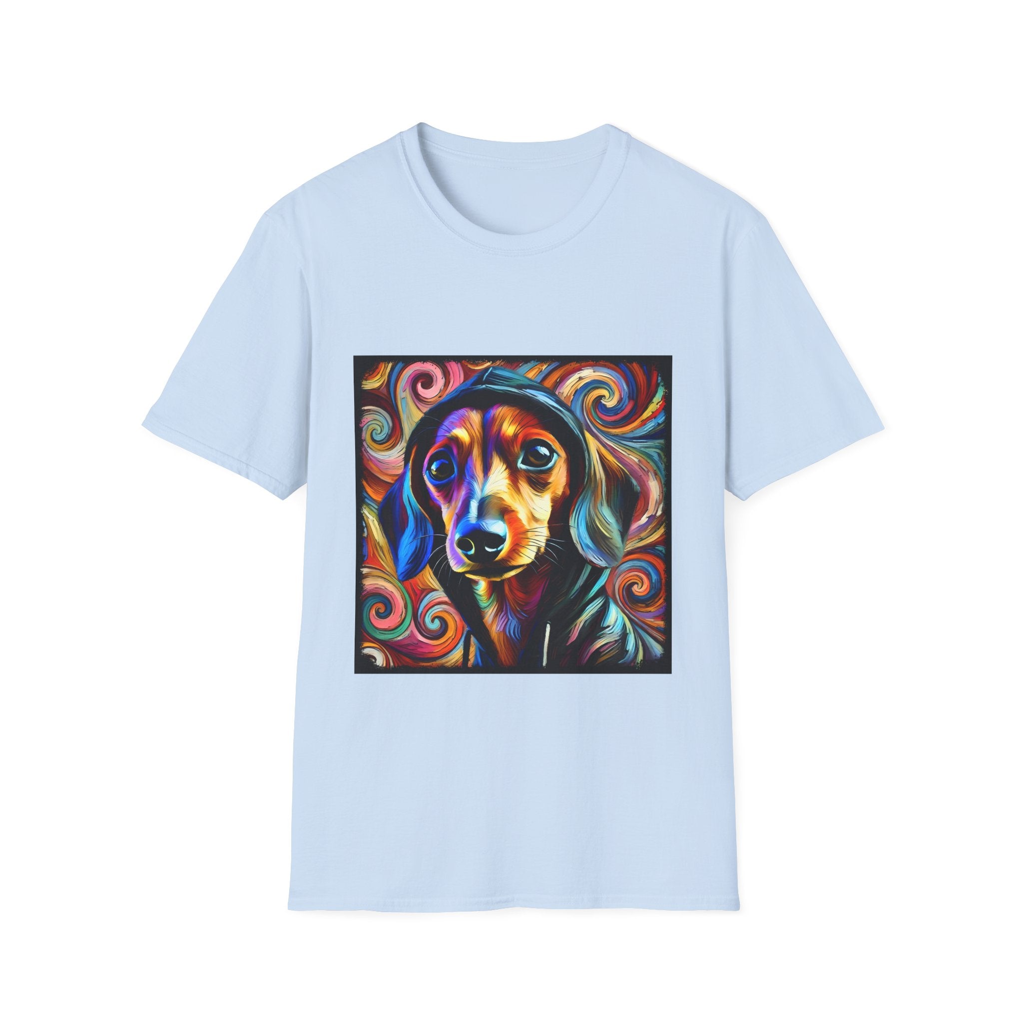 Dachshund Relaxed Swirl | Unisex Dog T-Shirt