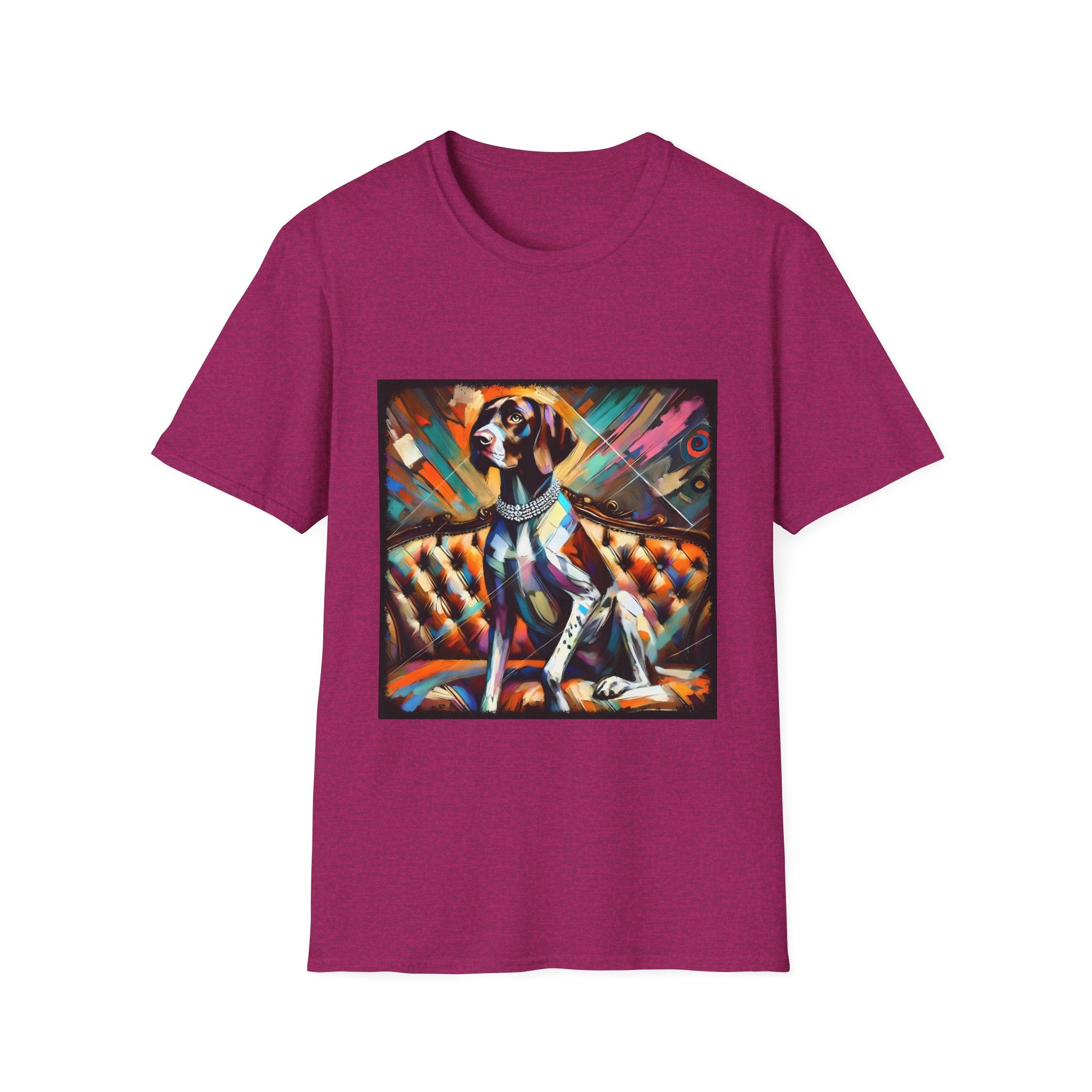 German Shorthaired Pointer Bold Diamond Classic | Unisex Dog T-Shirt