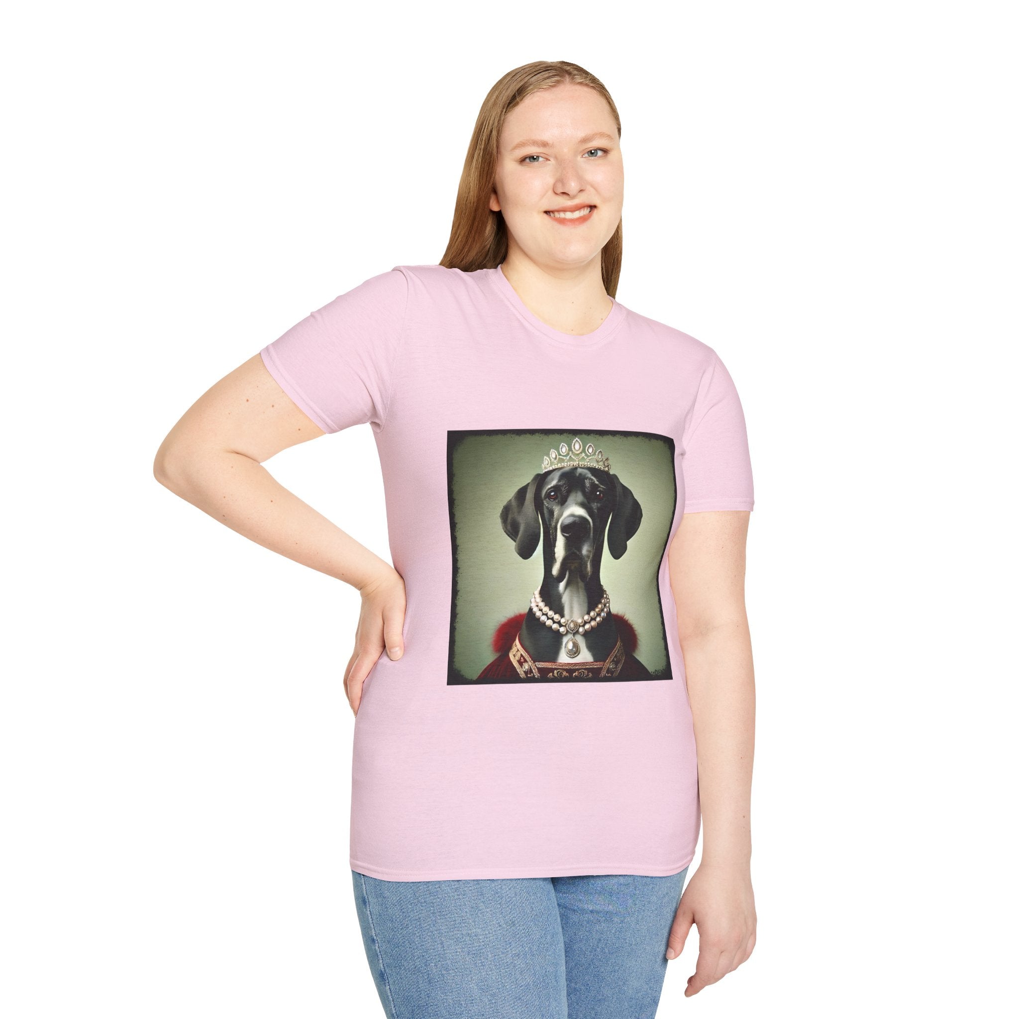 Great Dane Pearl Princess | Unisex Dog T-Shirt