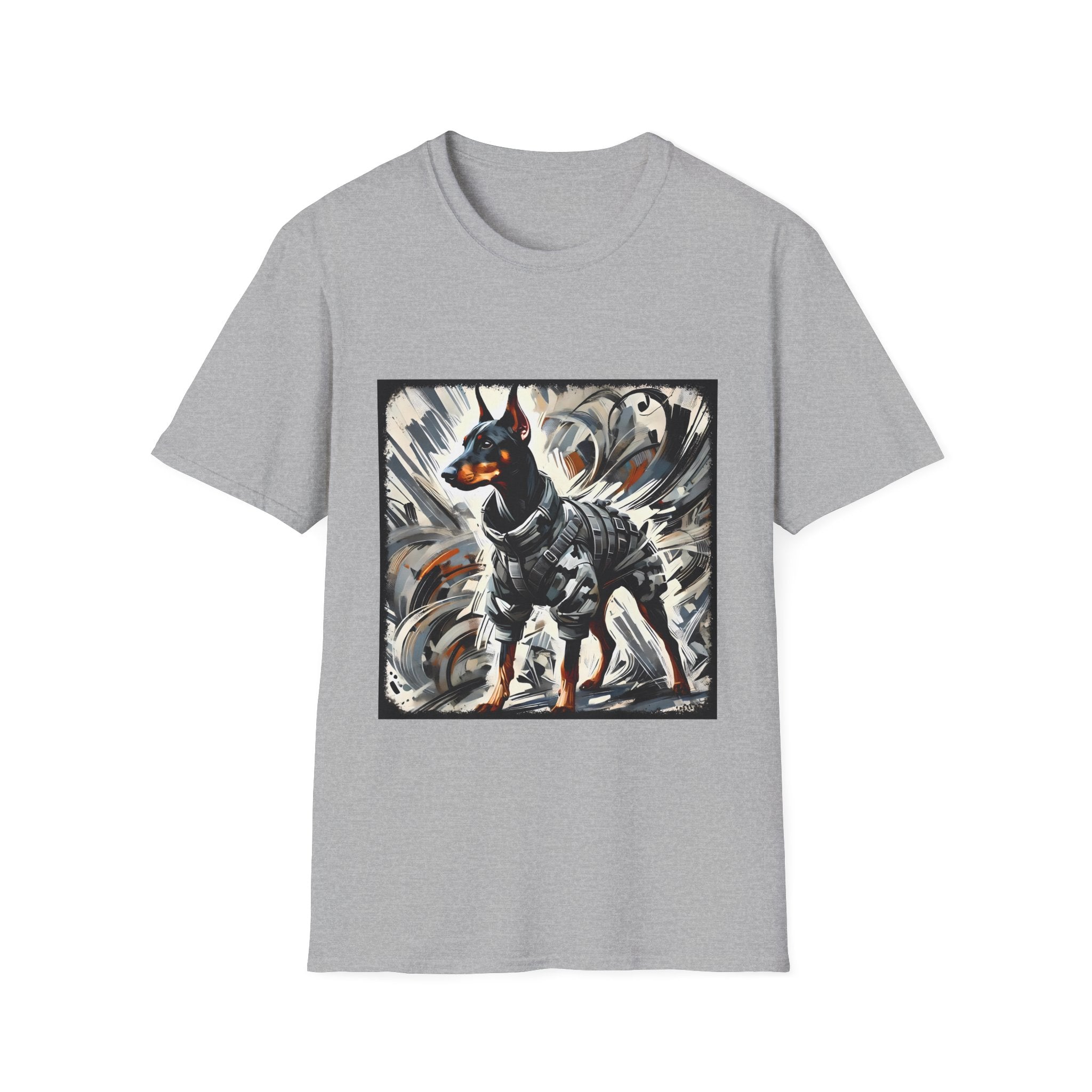 Doberman Pinscher Bold Armor Classic | Unisex Dog T-Shirt