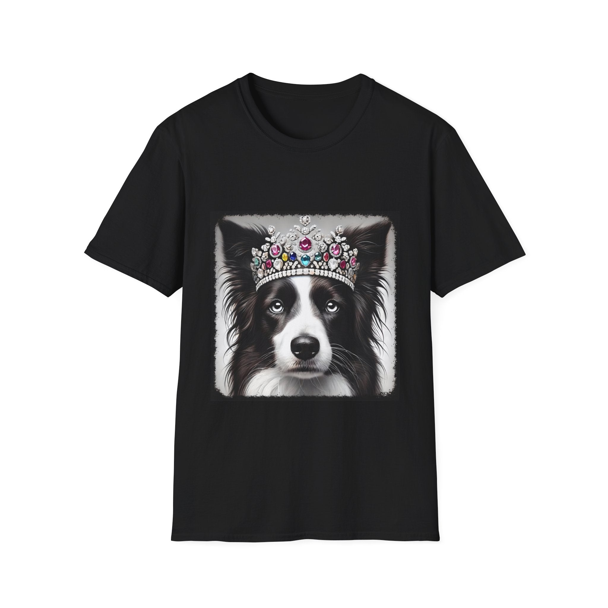 Border Collie Iconic Princess | Unisex Dog T-Shirt