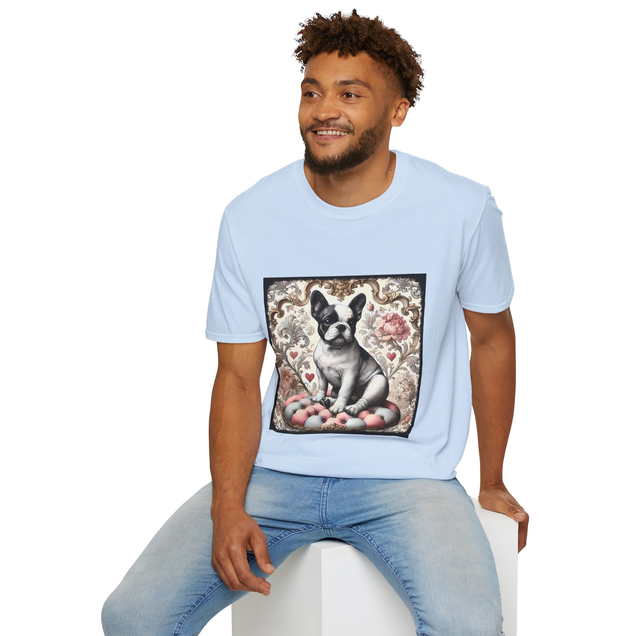 French Bulldog Antique Chic | Unisex Dog T-Shirt
