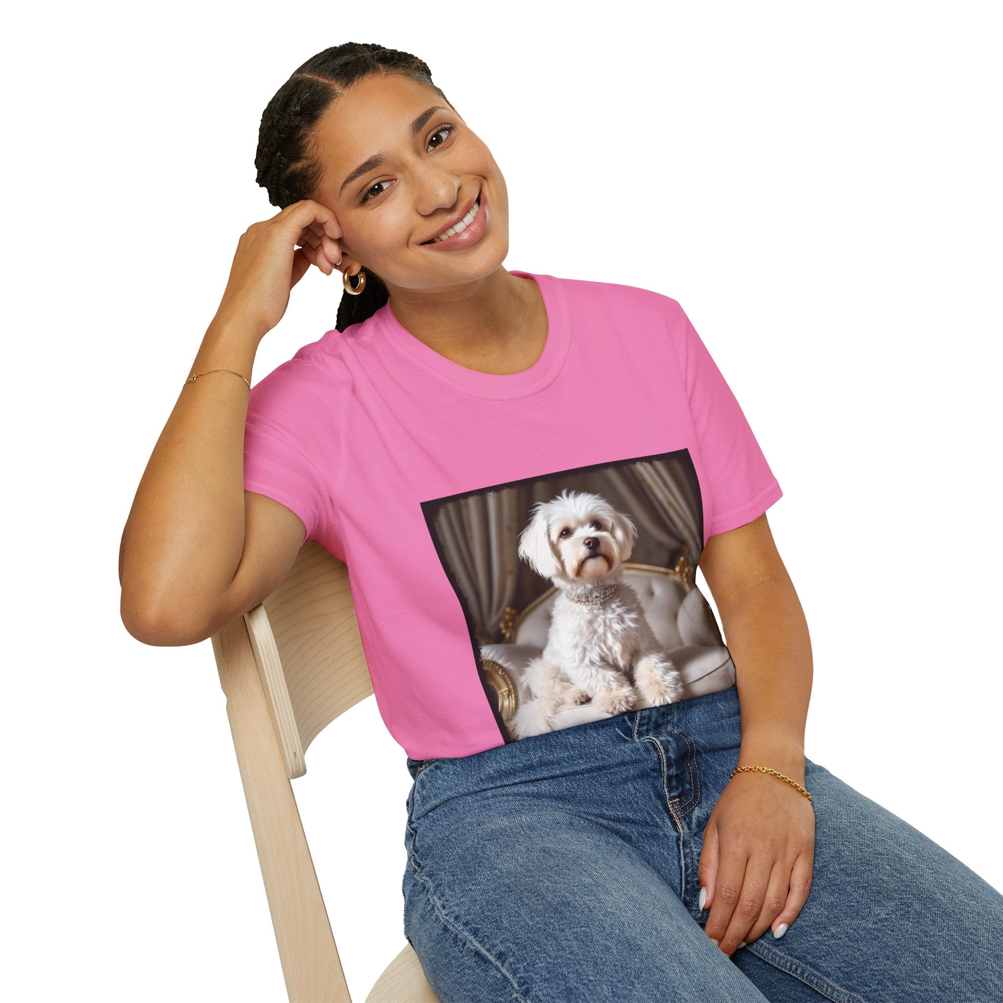 Maltese Royal Princess | Unisex Dog T-Shirt
