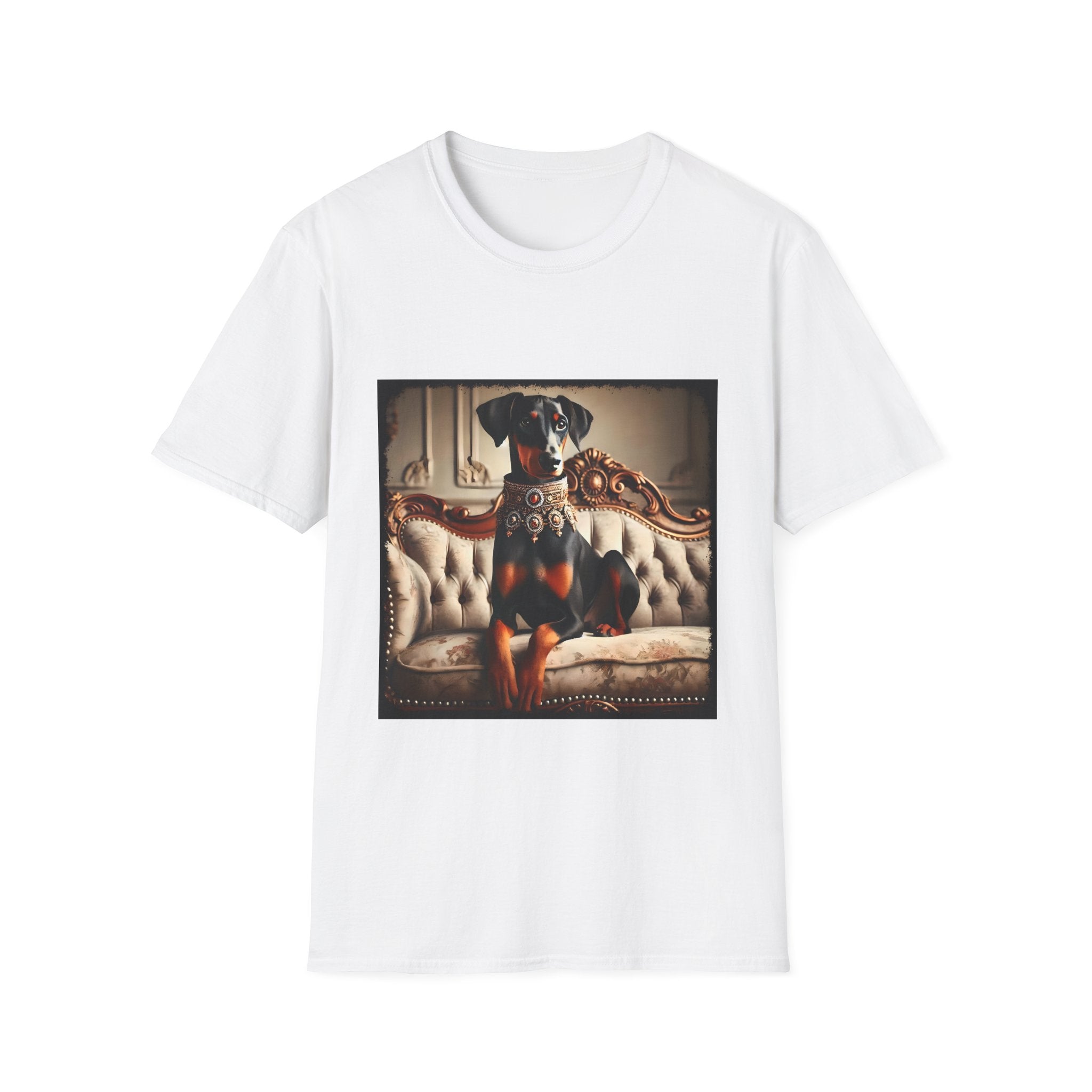Doberman Pinscher Poised Prince | Unisex Dog T-Shirt