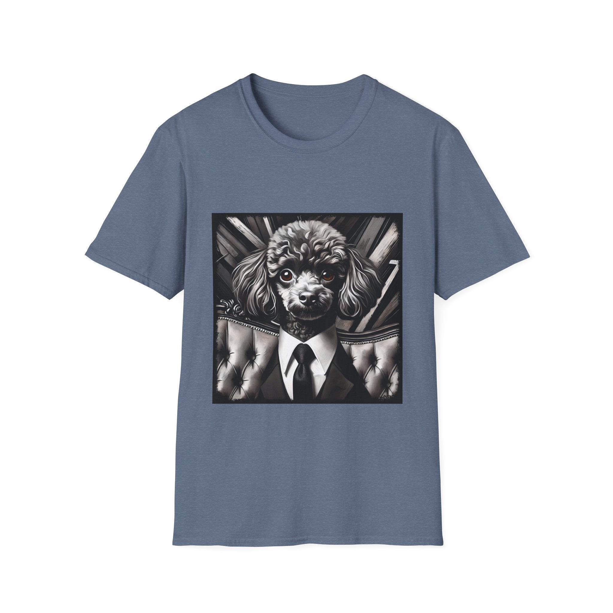Poodle B&W Bold Eyes | Unisex Dog T-Shirt