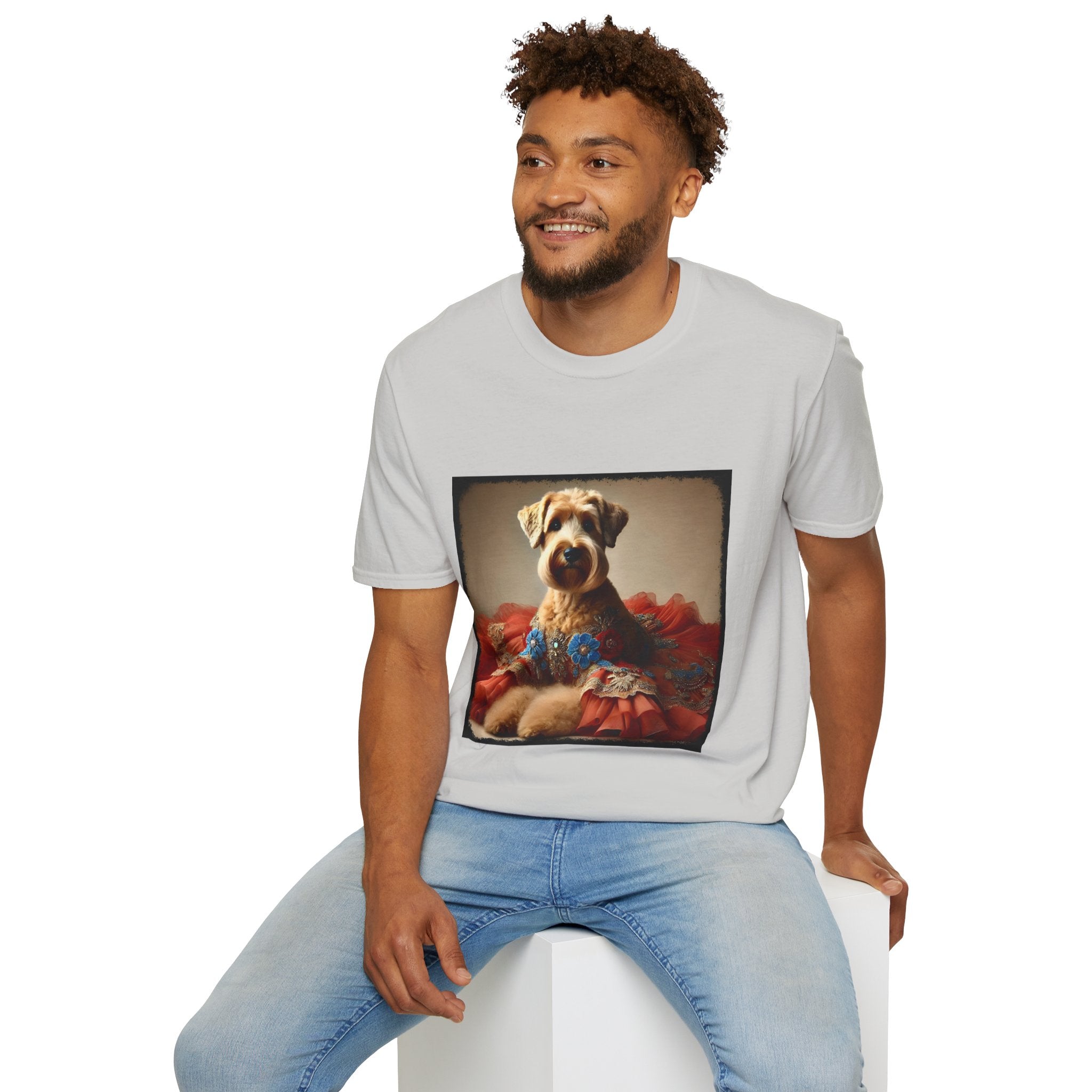 Wheaten Terrier Glitzy Gal | Unisex Dog T-Shirt