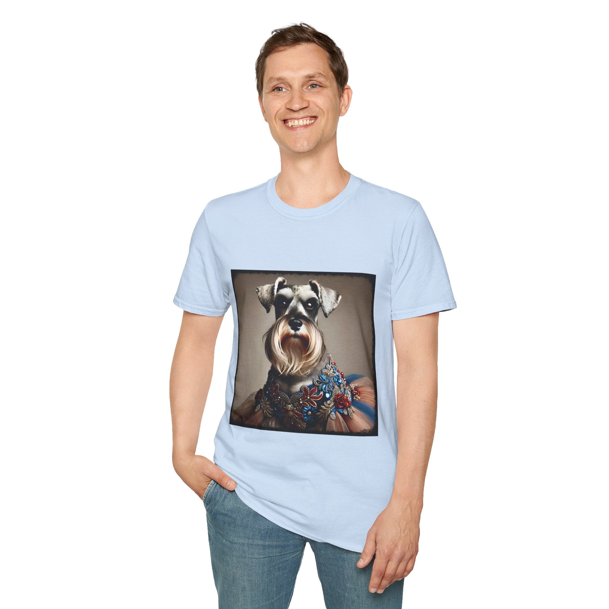 Schnauzer Bougie Babe | Unisex Dog T-Shirt
