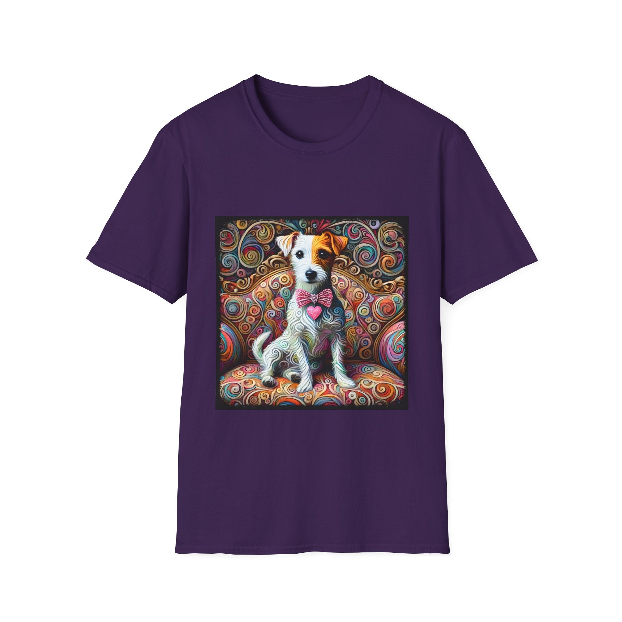 Jack Russell Terrier Love Swirl | Unisex Dog T-Shirt