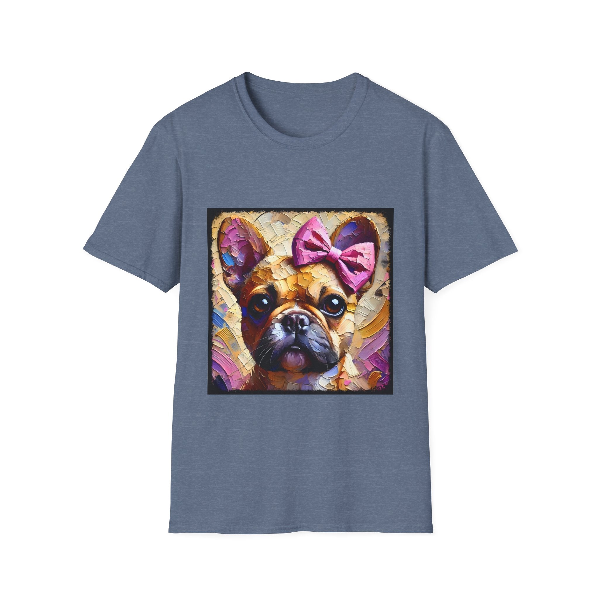 French Bulldog Textured Classic | Unisex Dog T-Shirt