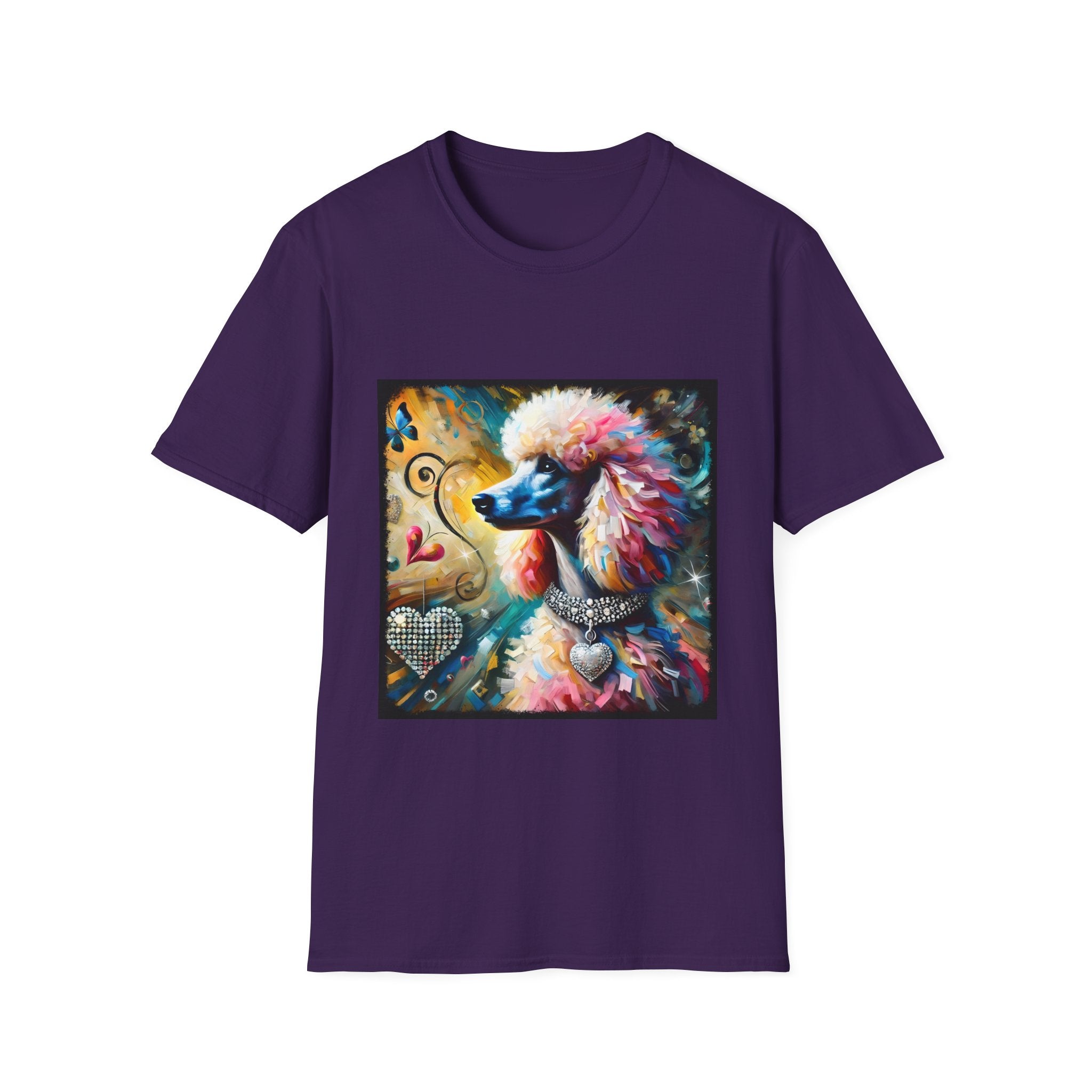 Poodle Diamond Heart Classic | Unisex Dog T-Shirt