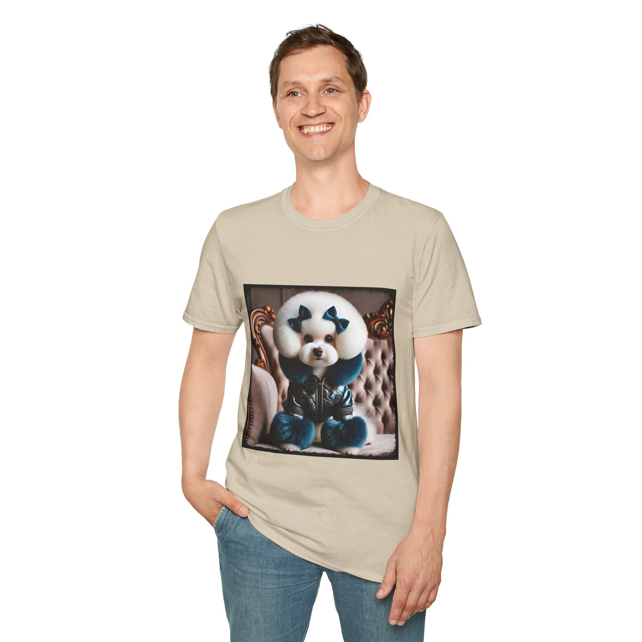 Bichon Frise Posh Pawfluencer | Unisex Dog T-Shirt