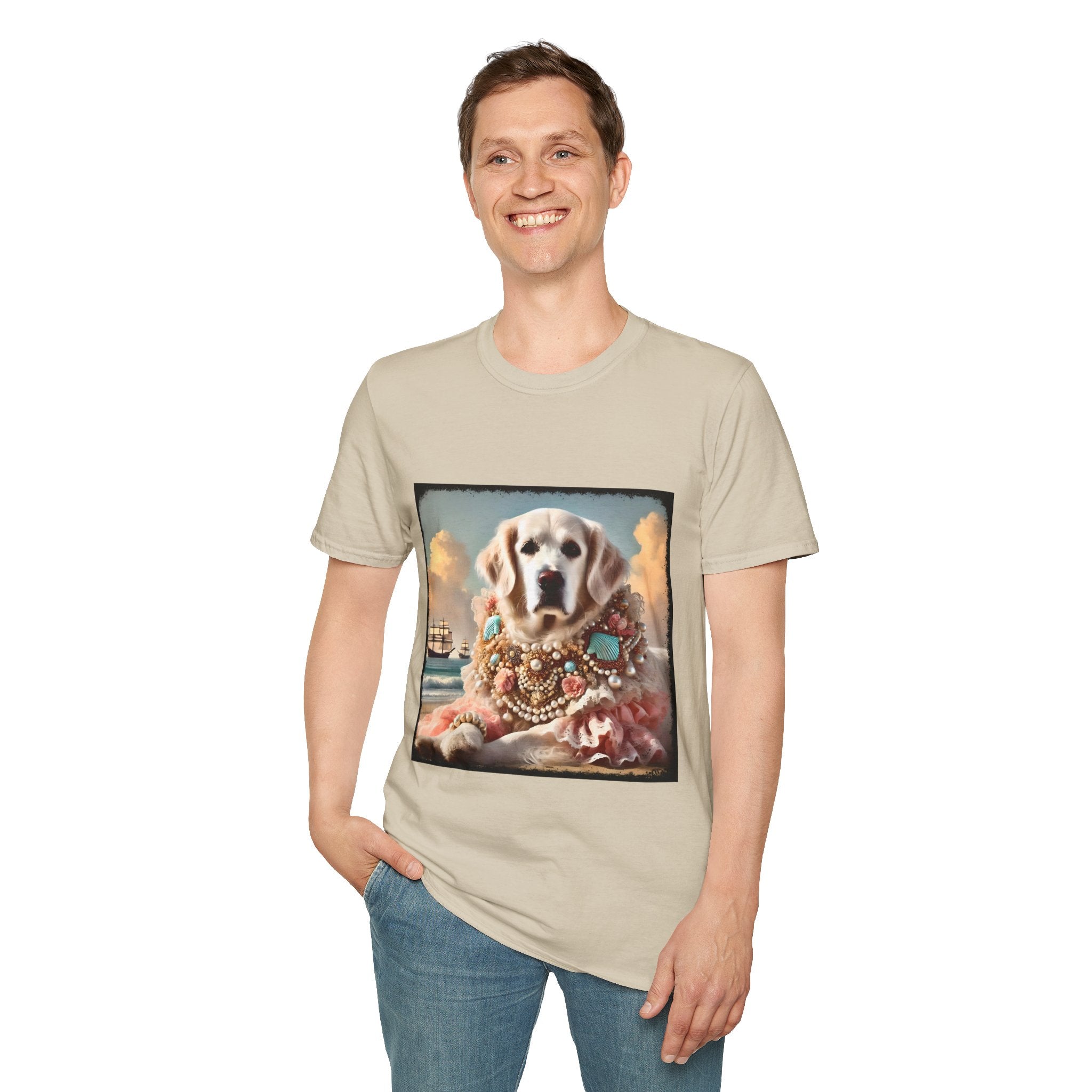 Golden Retriever Beach Beauty | Unisex Dog T-Shirt