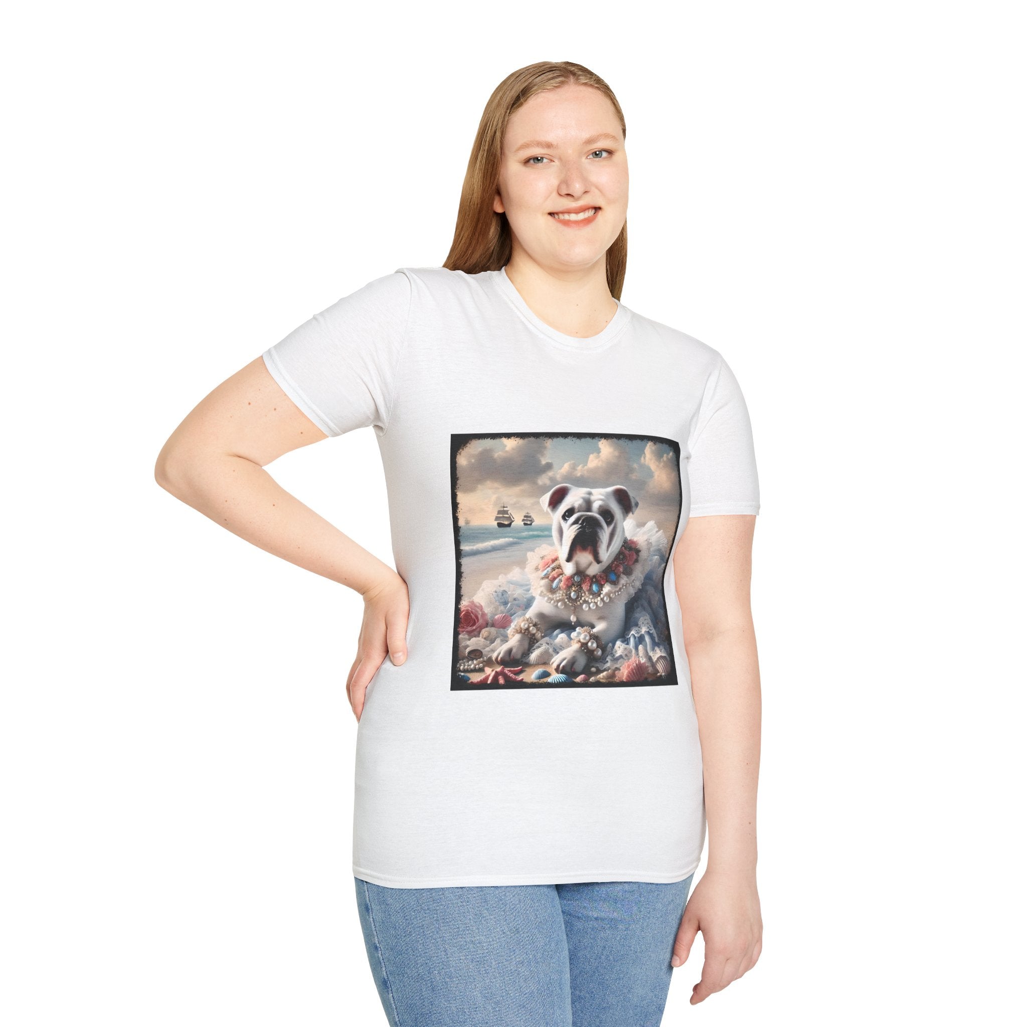 Bulldog Beach Dream | Unisex Dog T-Shirt