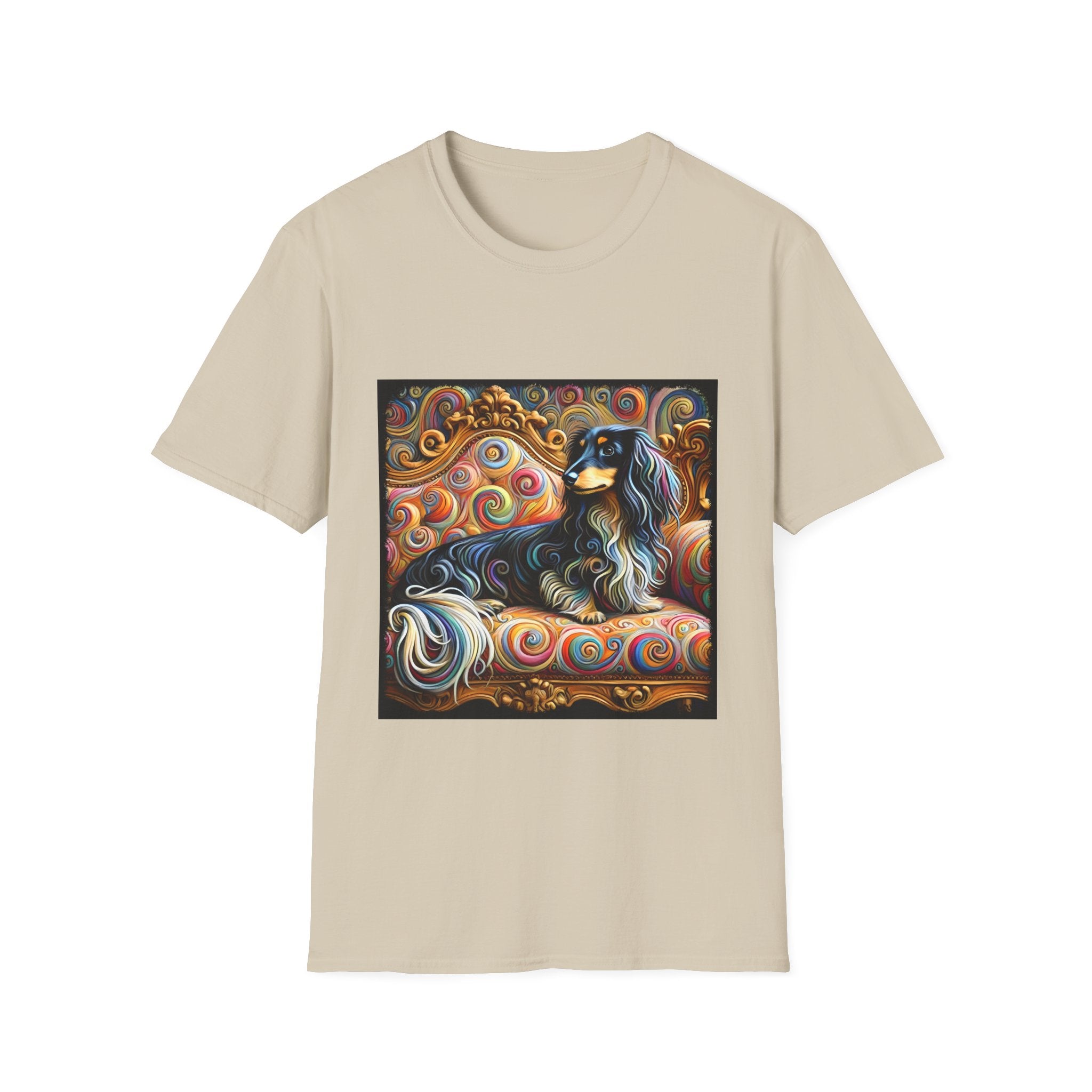Dachshund Bold Swirl | Unisex Dog T-Shirt
