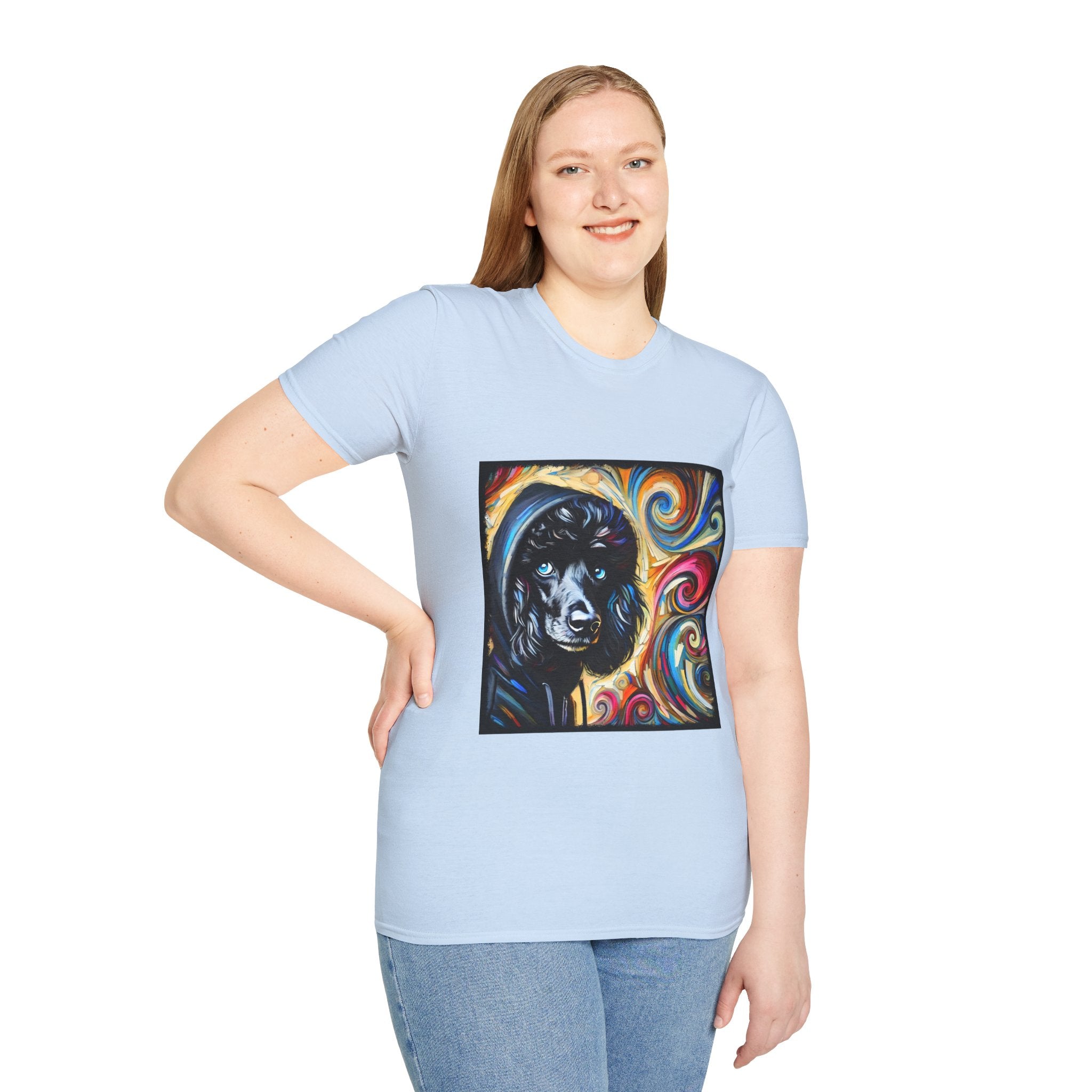 Poodle Hoodie Swirl II | Unisex Dog T-Shirt