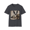 Boston Terrier Brocade Babe | Unisex Dog T-Shirt
