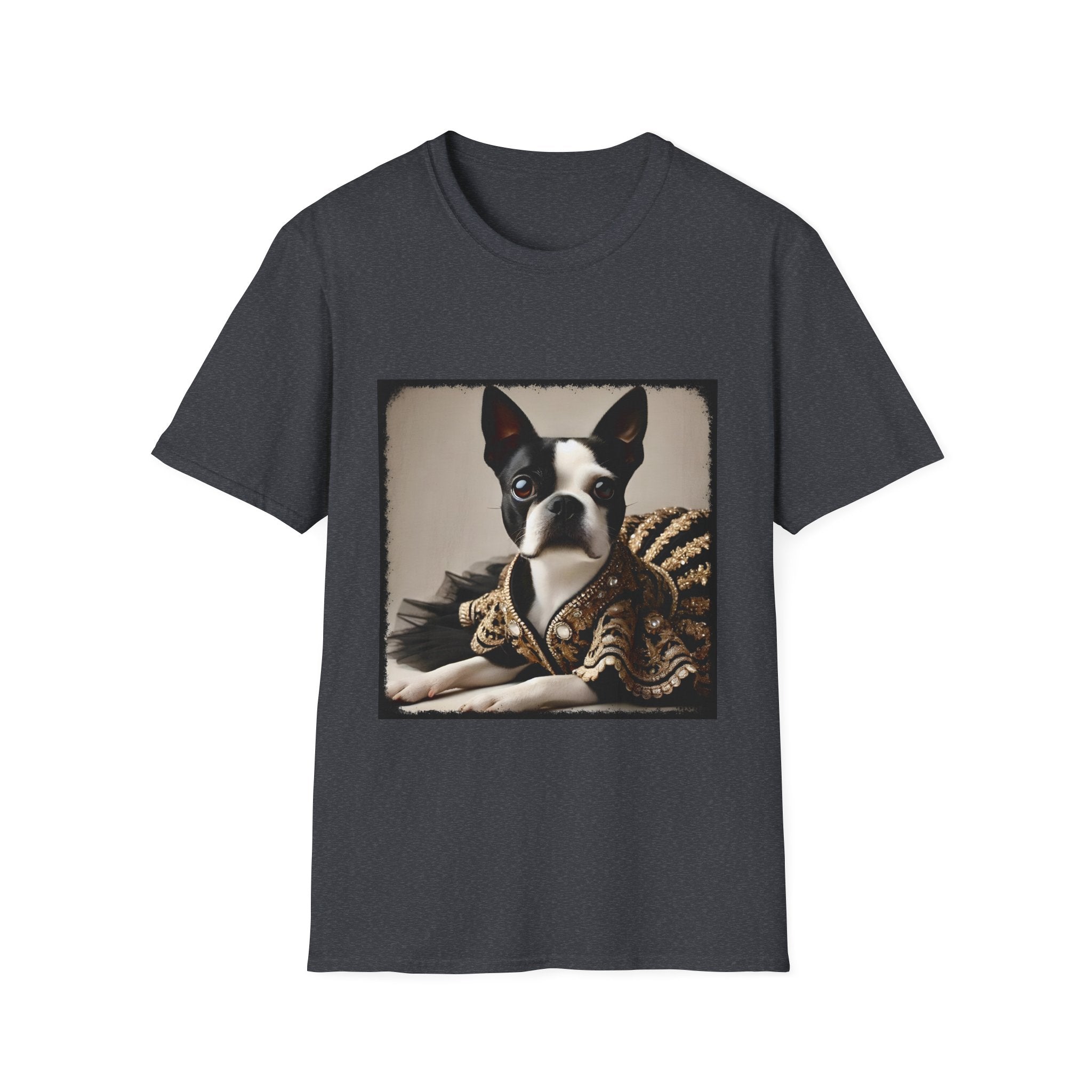 Boston Terrier Brocade Babe | Unisex Dog T-Shirt