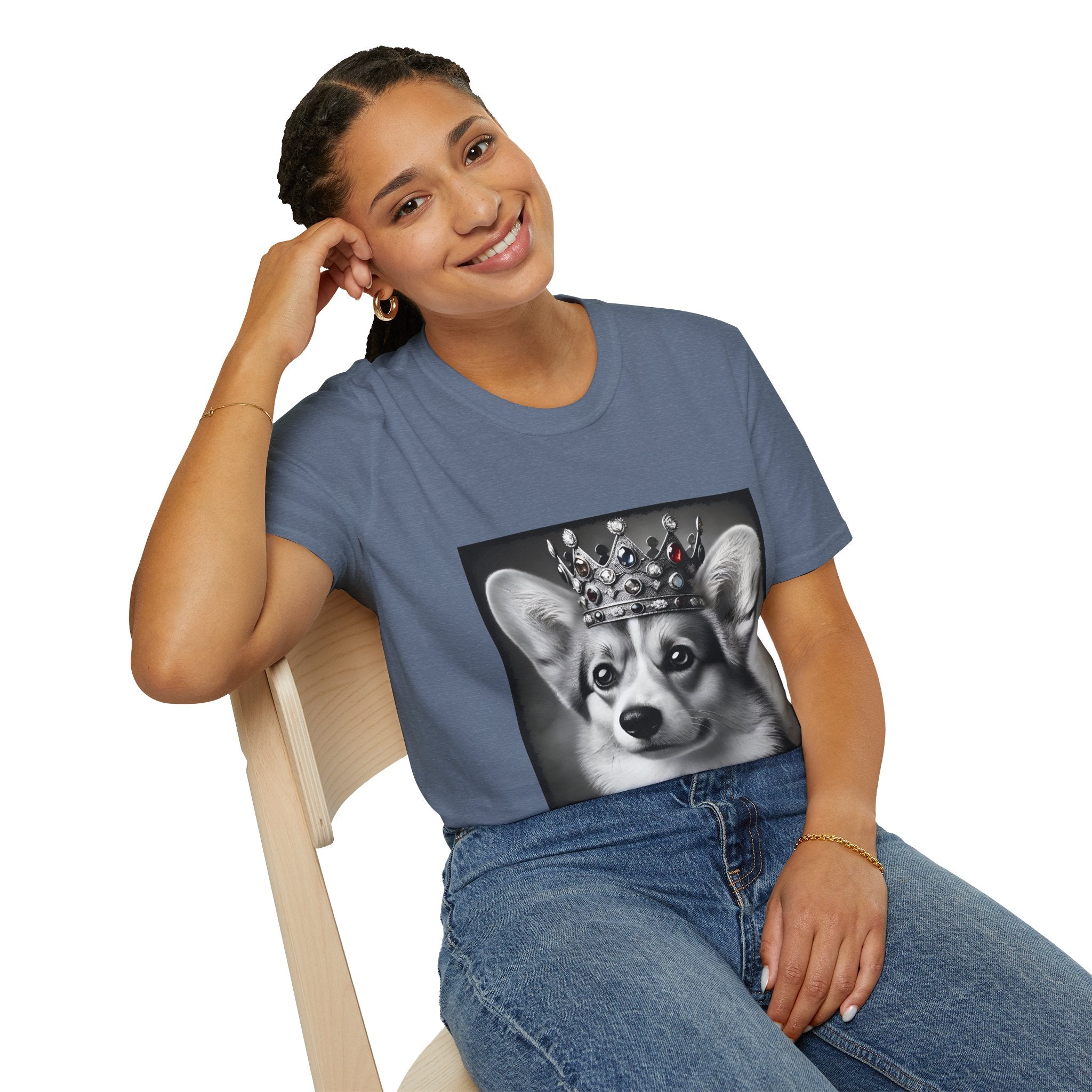 Pembroke Welsh Corgi Royal Bark | Unisex Dog T-Shirt