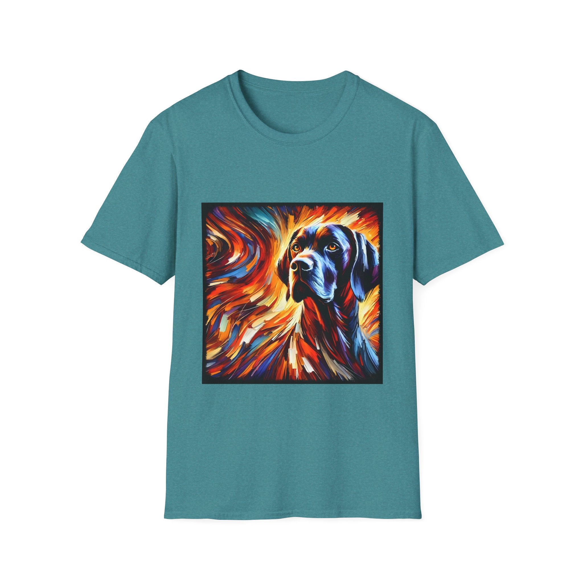 German Shorthaired Pointer Bold Fire Classic | Unisex Dog T-Shirt