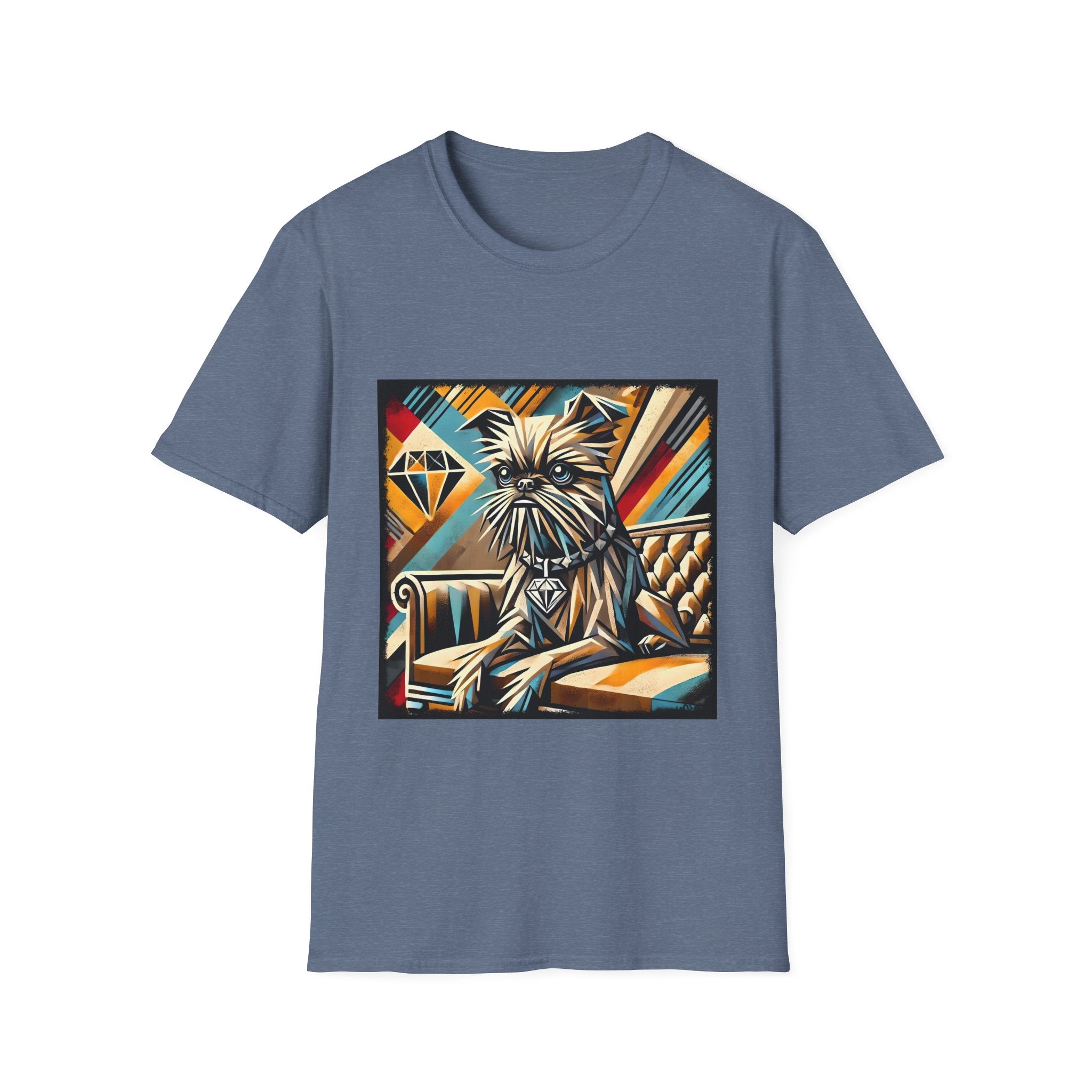 Brussels Griffon Vivid Geometric | Unisex Dog T-Shirt