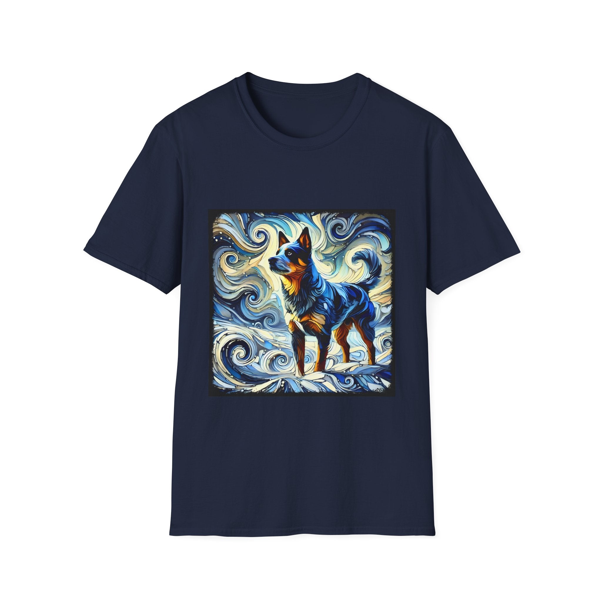 Australian Cattle Dog Blue Swirl | Unisex Dog T-Shirt