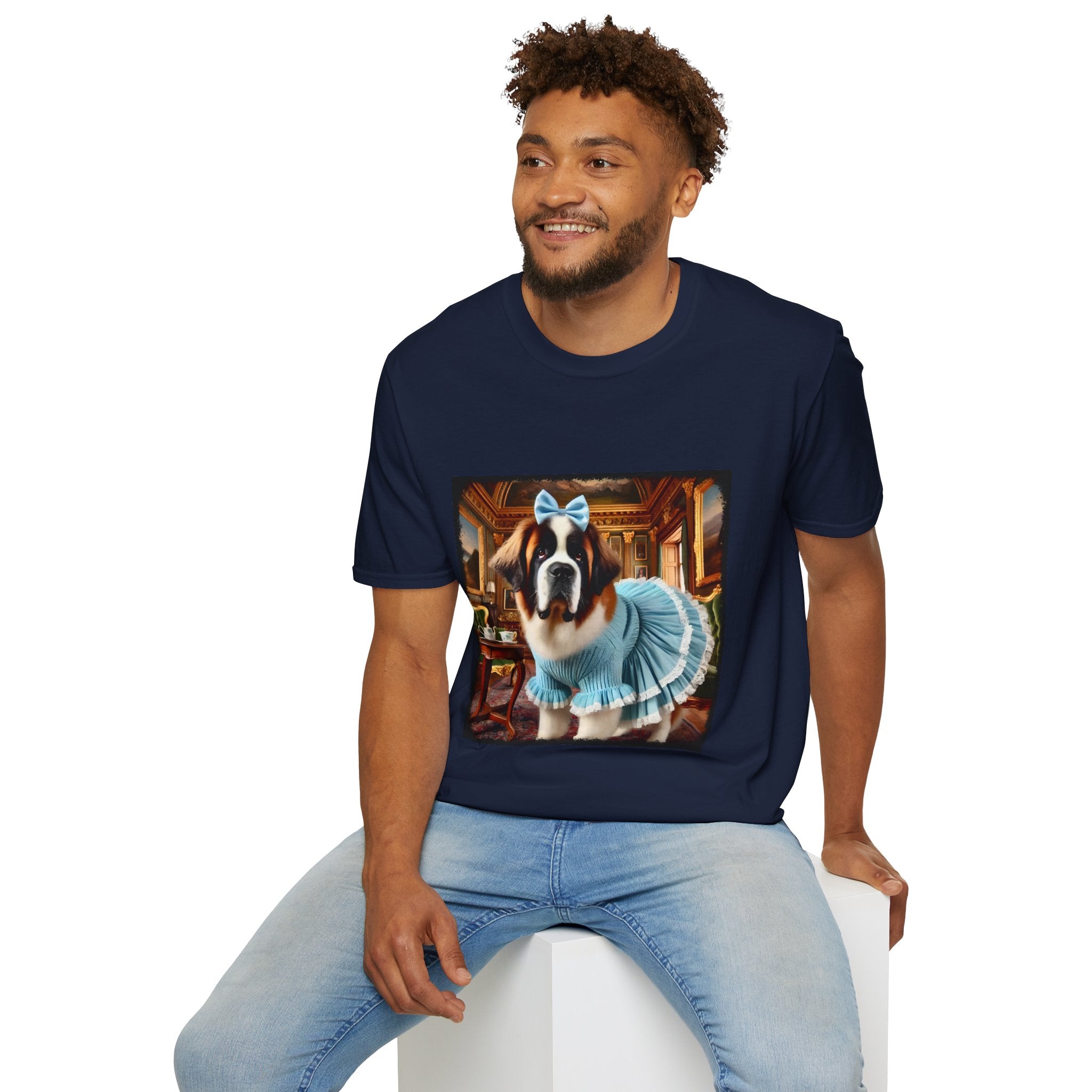 Saint Bernard Pampered Pup | Unisex Dog T-Shirt