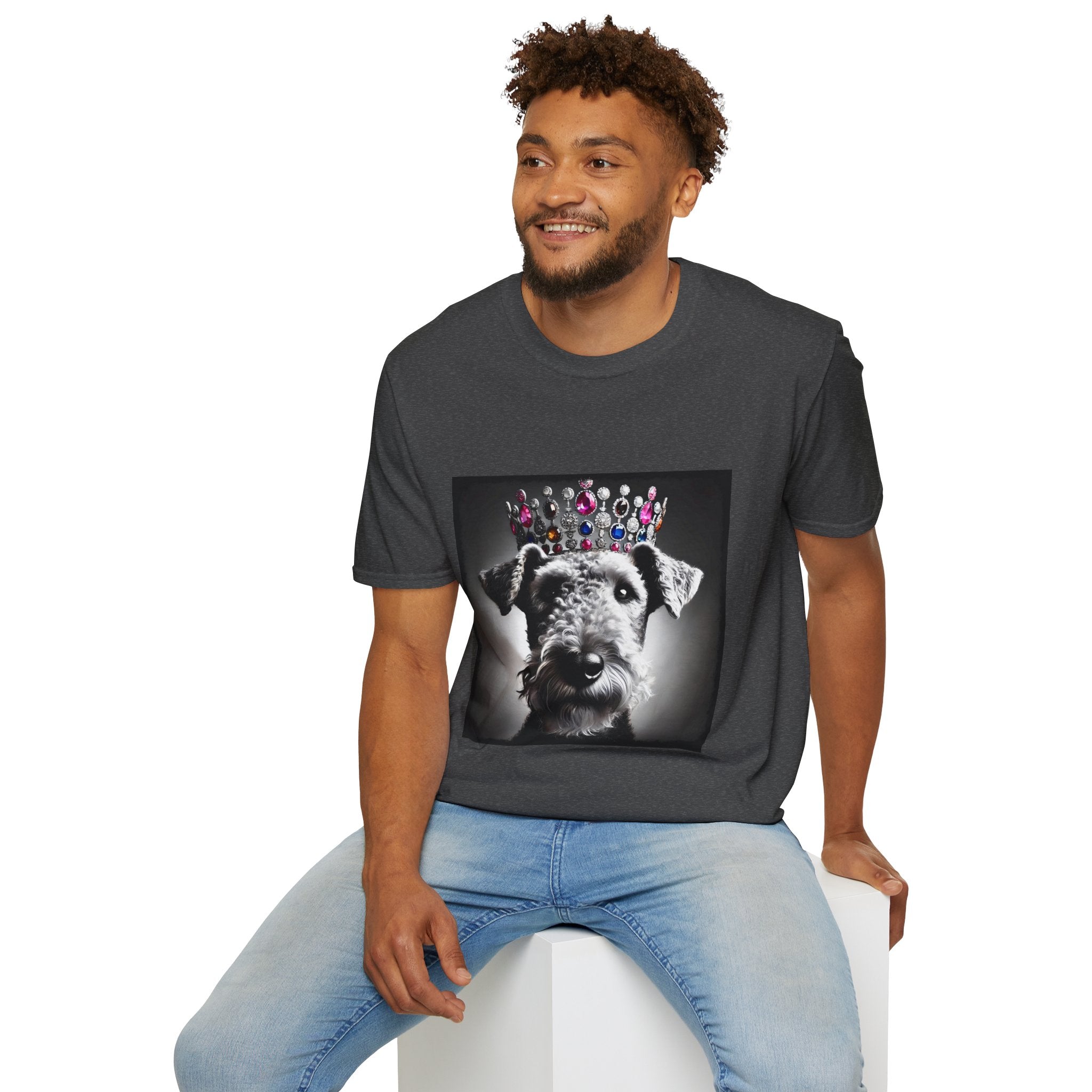 Airedale Terrier Iconic Princess | Unisex Dog T-Shirt