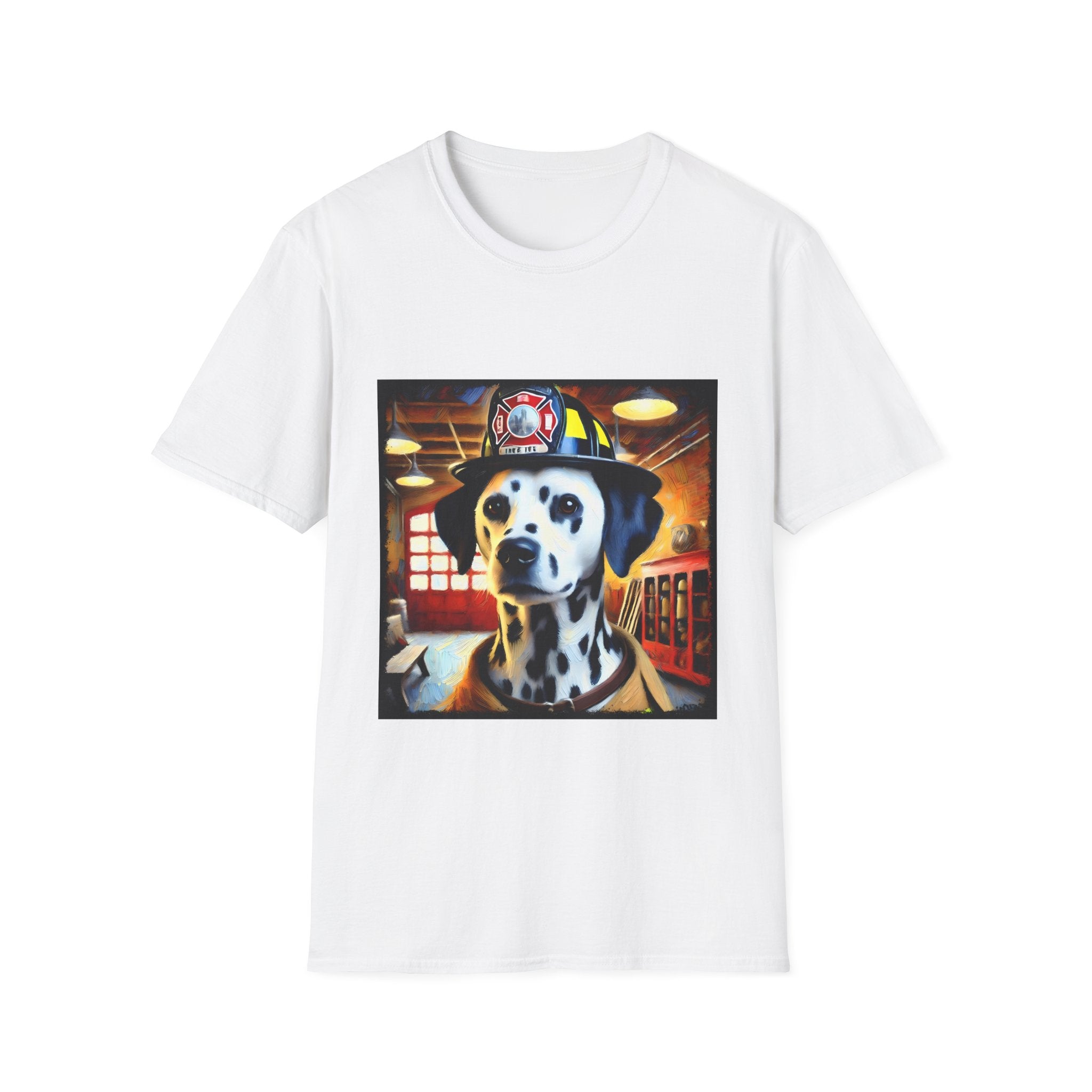 Dalmatian Fire Rescue Classic | Unisex Dog T-Shirt