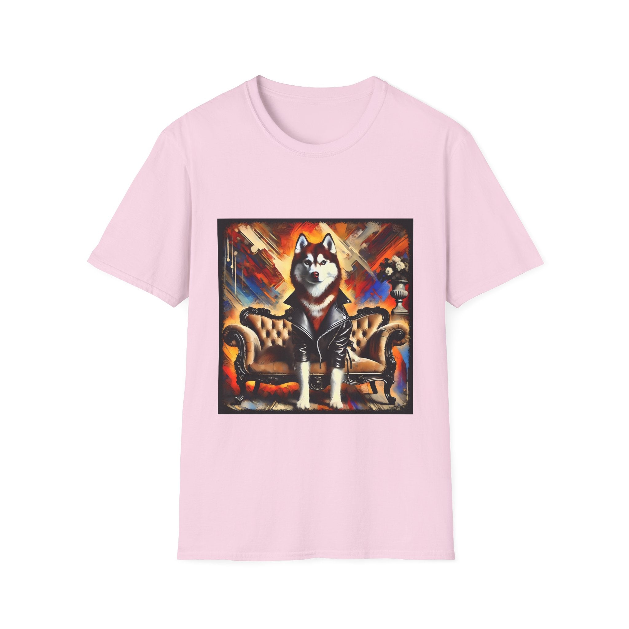 Siberian Husky Vivid Classic | Unisex Dog T-Shirt