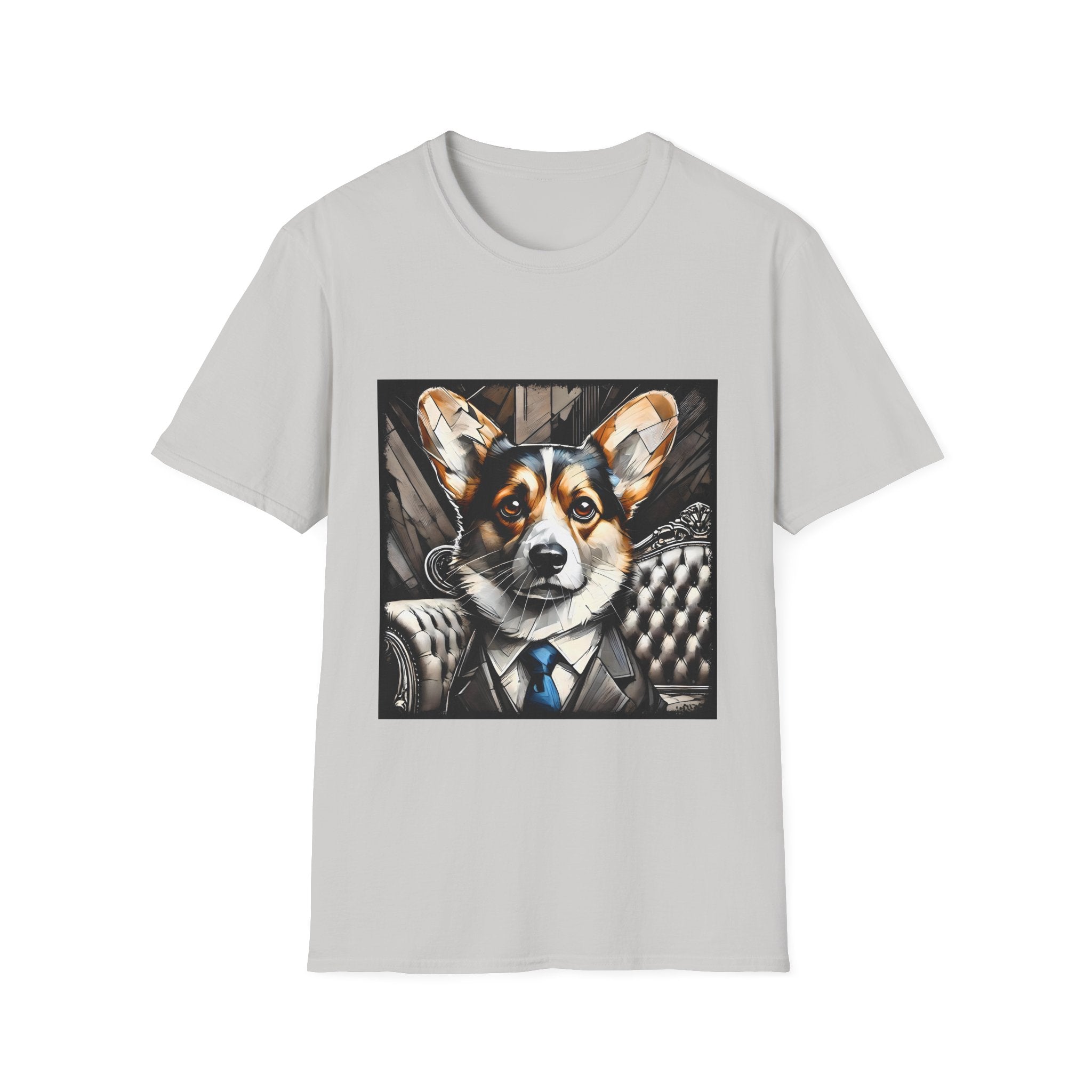 Pembroke Welsh Corgi B&W Bold Eyes | Unisex Dog T-Shirt
