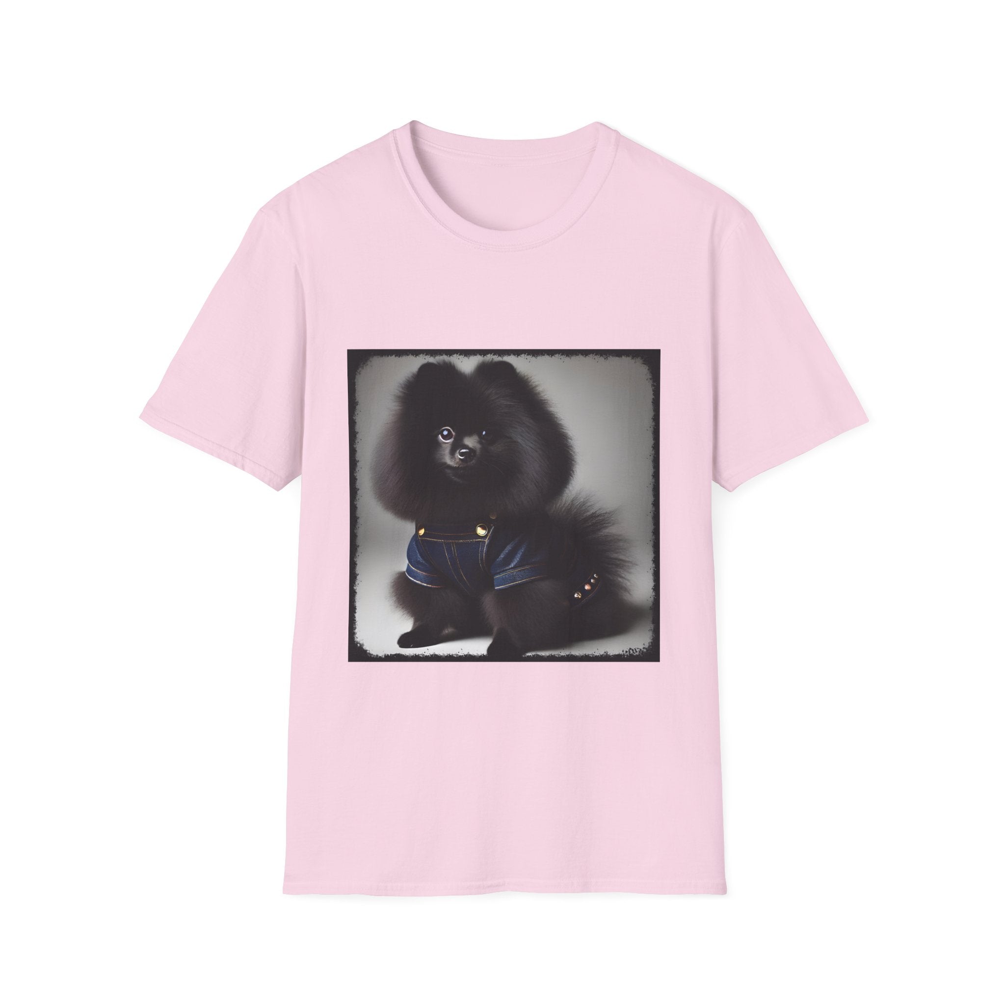 Pomeranian Denim Doll | Unisex Dog T-Shirt