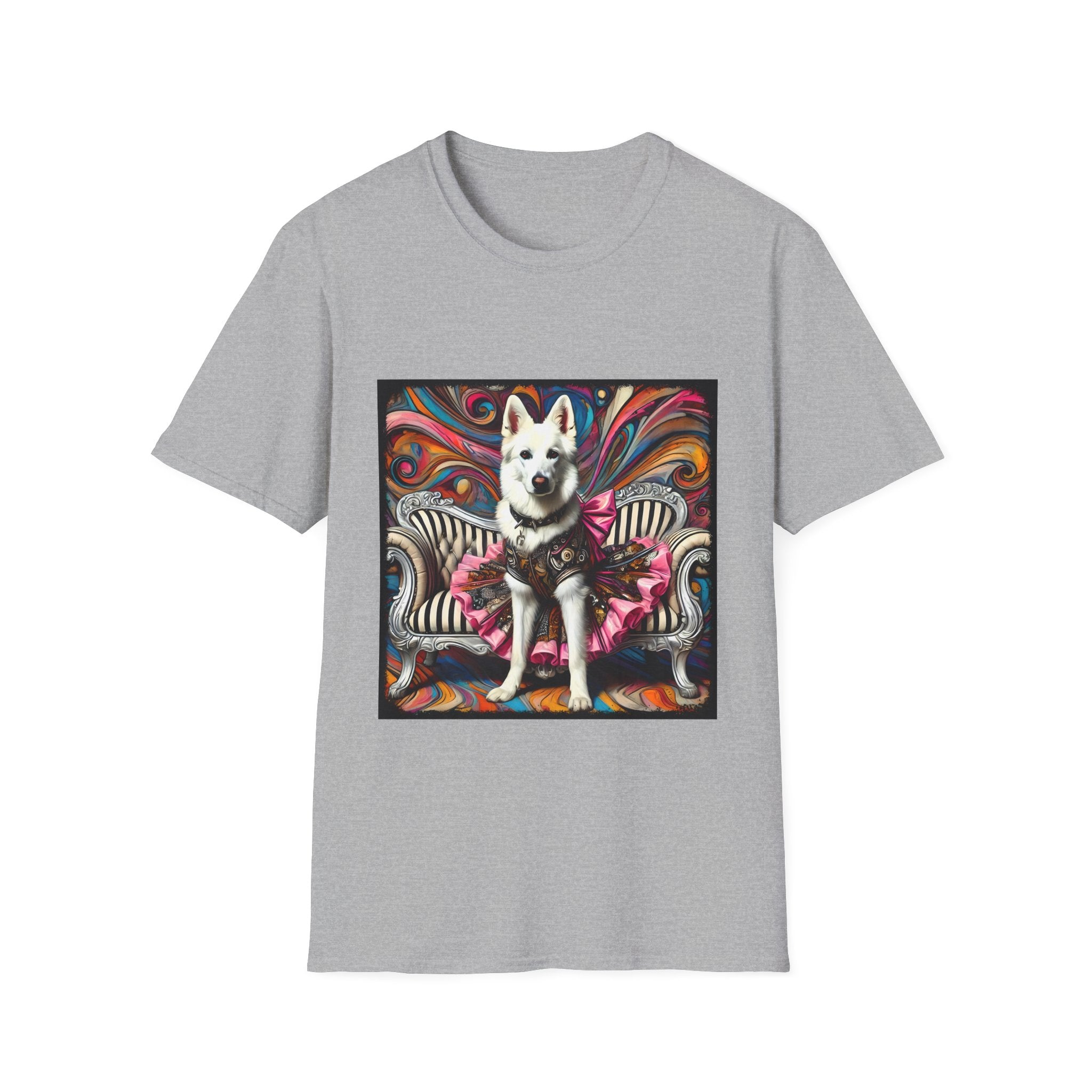 German Shepherd Pink Rocker | Unisex Dog T-Shirt